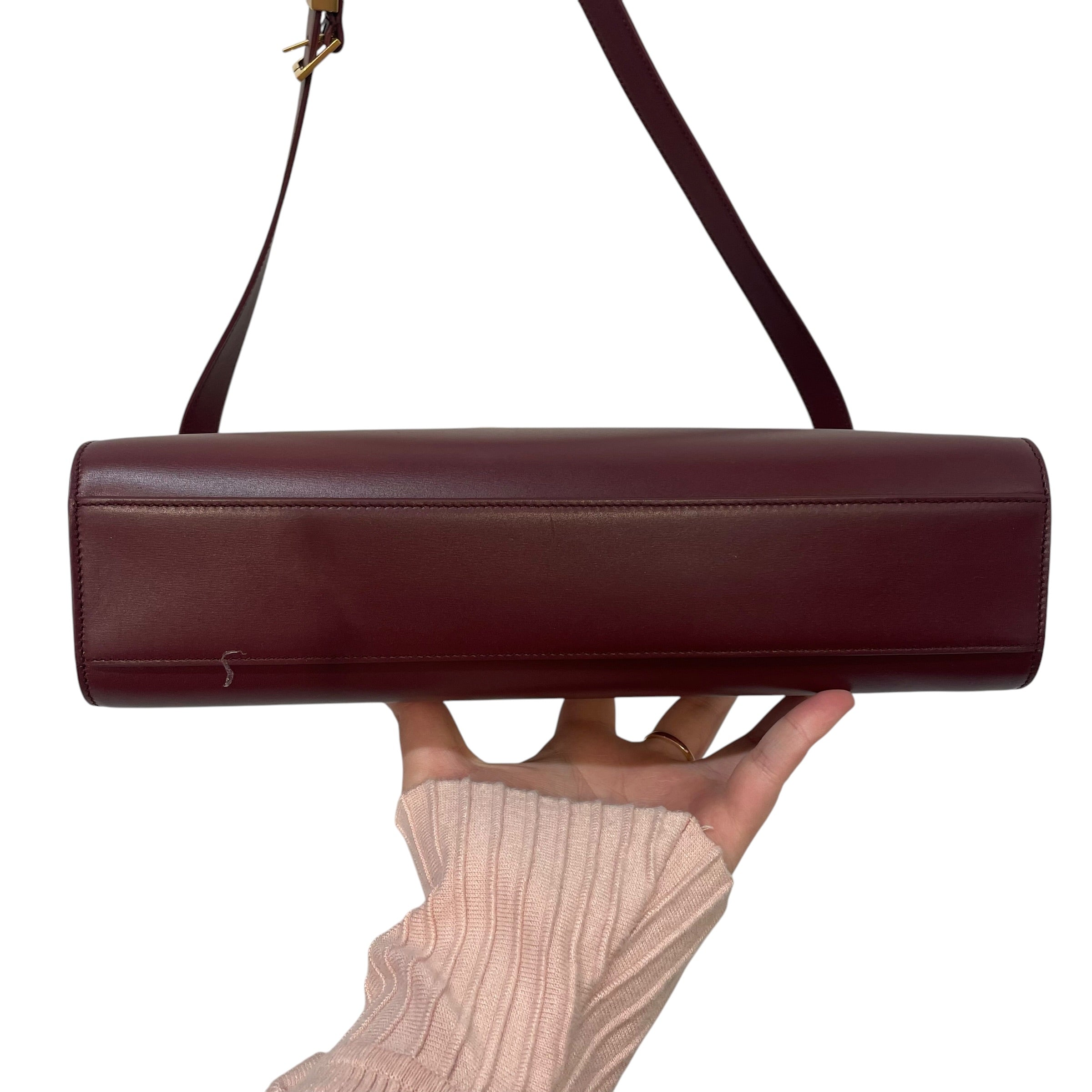 SAINT LAURENT/Cross Body Bag/Leather/BRD/MANHATTAN HAND view 3