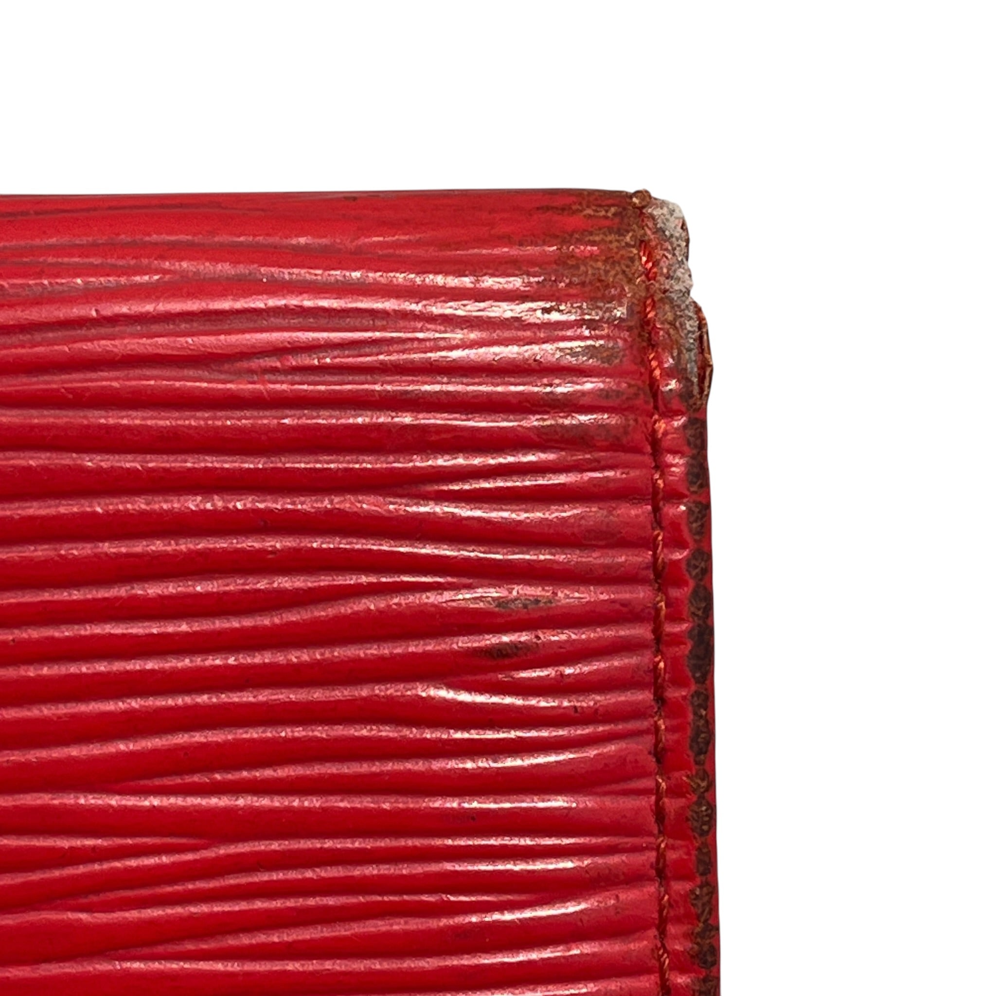 LOUIS VUITTON/Leather/RED/L's/RED EPI LEATHER KEY HOLDER view 9