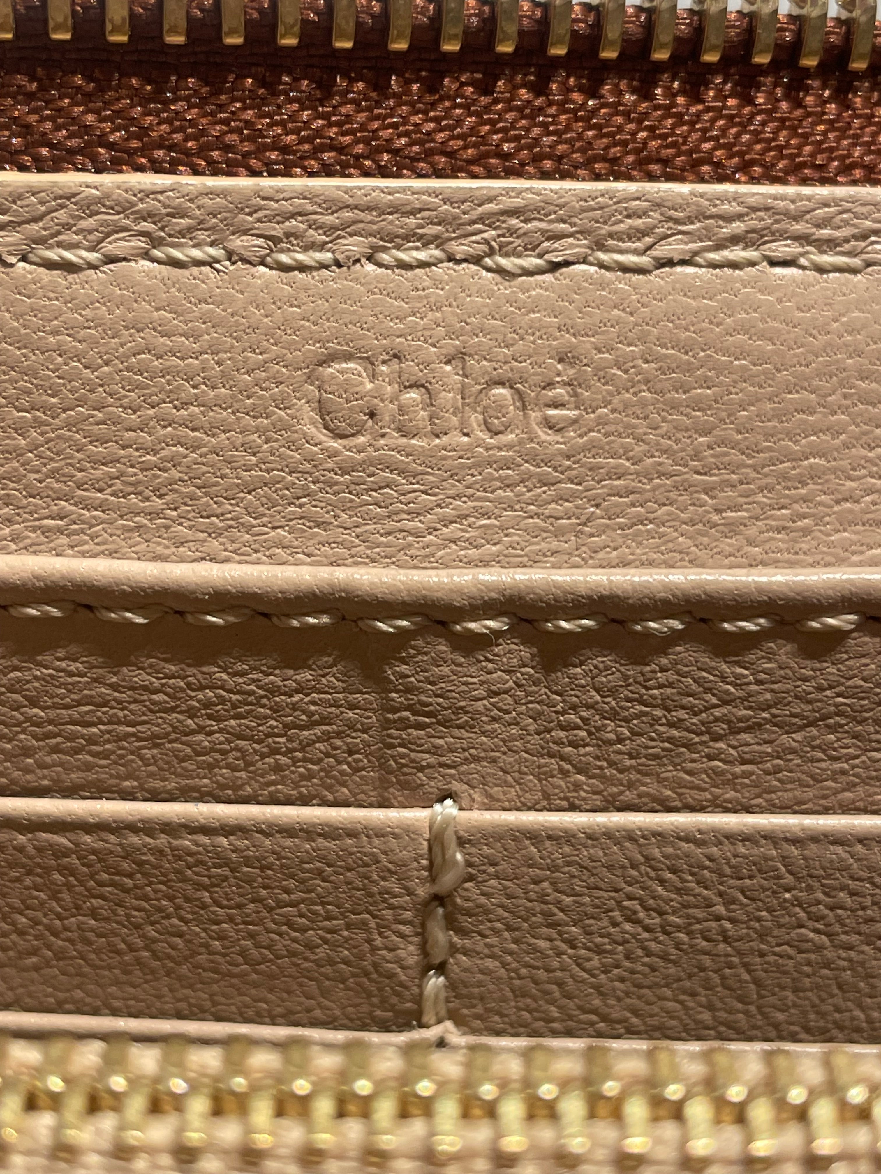 Chloe/Long Wallet/Leather/CML/Marcie Tan Long Zipped Wallet view 3