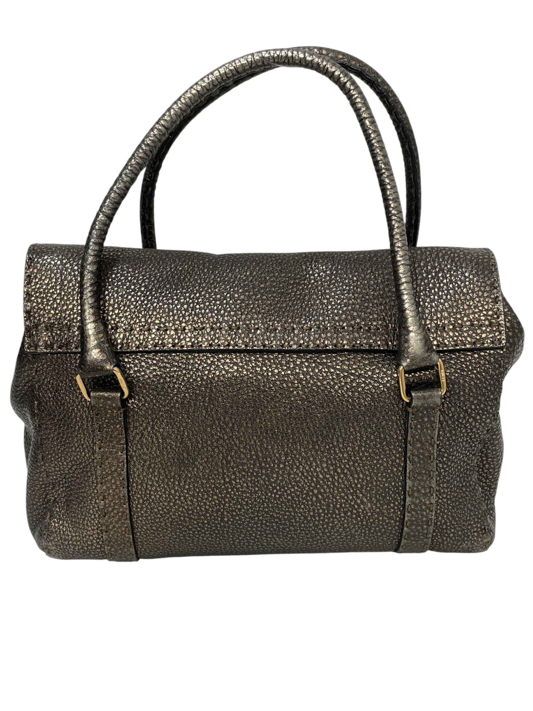 FENDI/Hand Bag/Leather/Brown/8BR457 Selleria Linda view 2