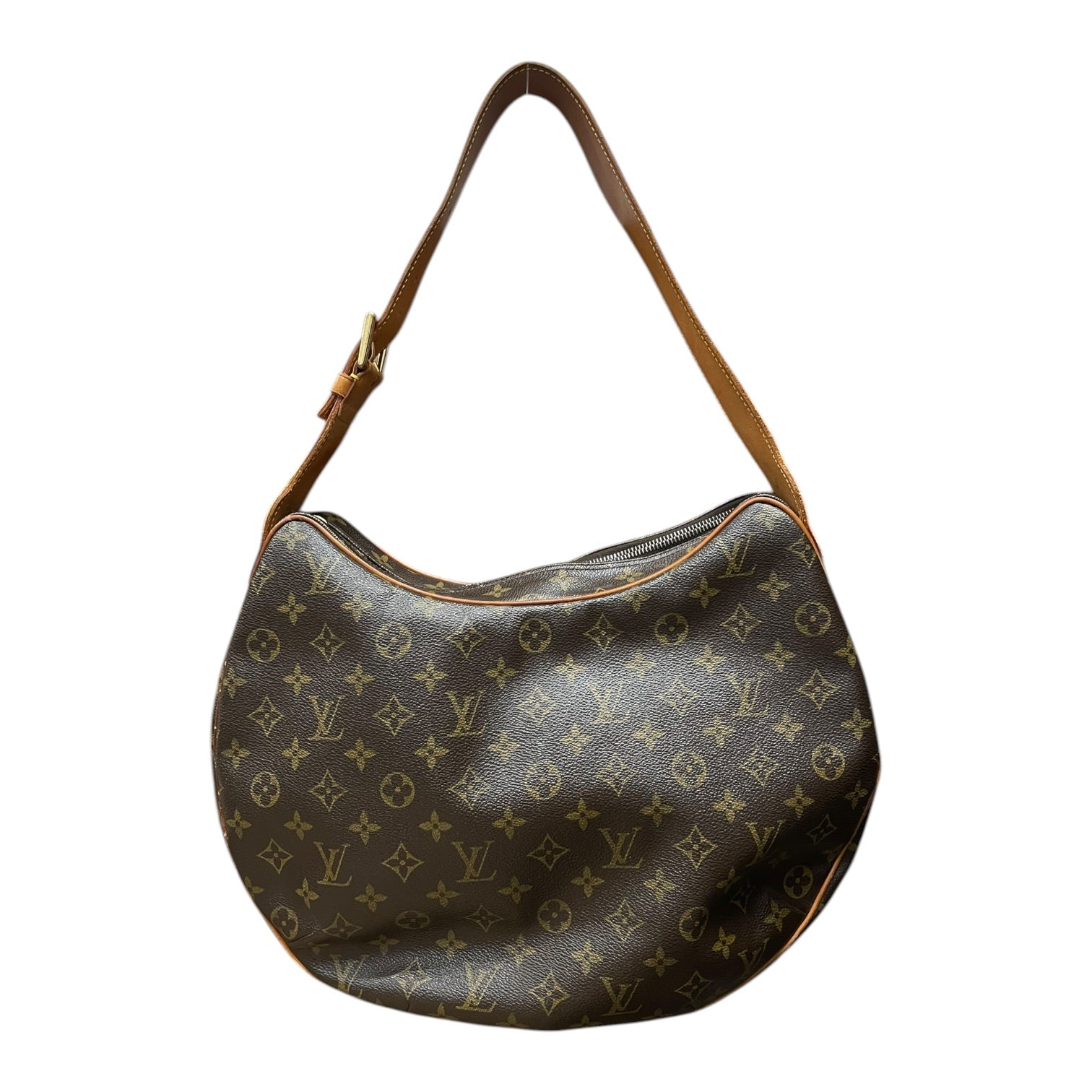 LOUIS VUITTON/Hand Bag/Monogram/Leather/BRW/MONOGRAM CROISSANT PM view 1