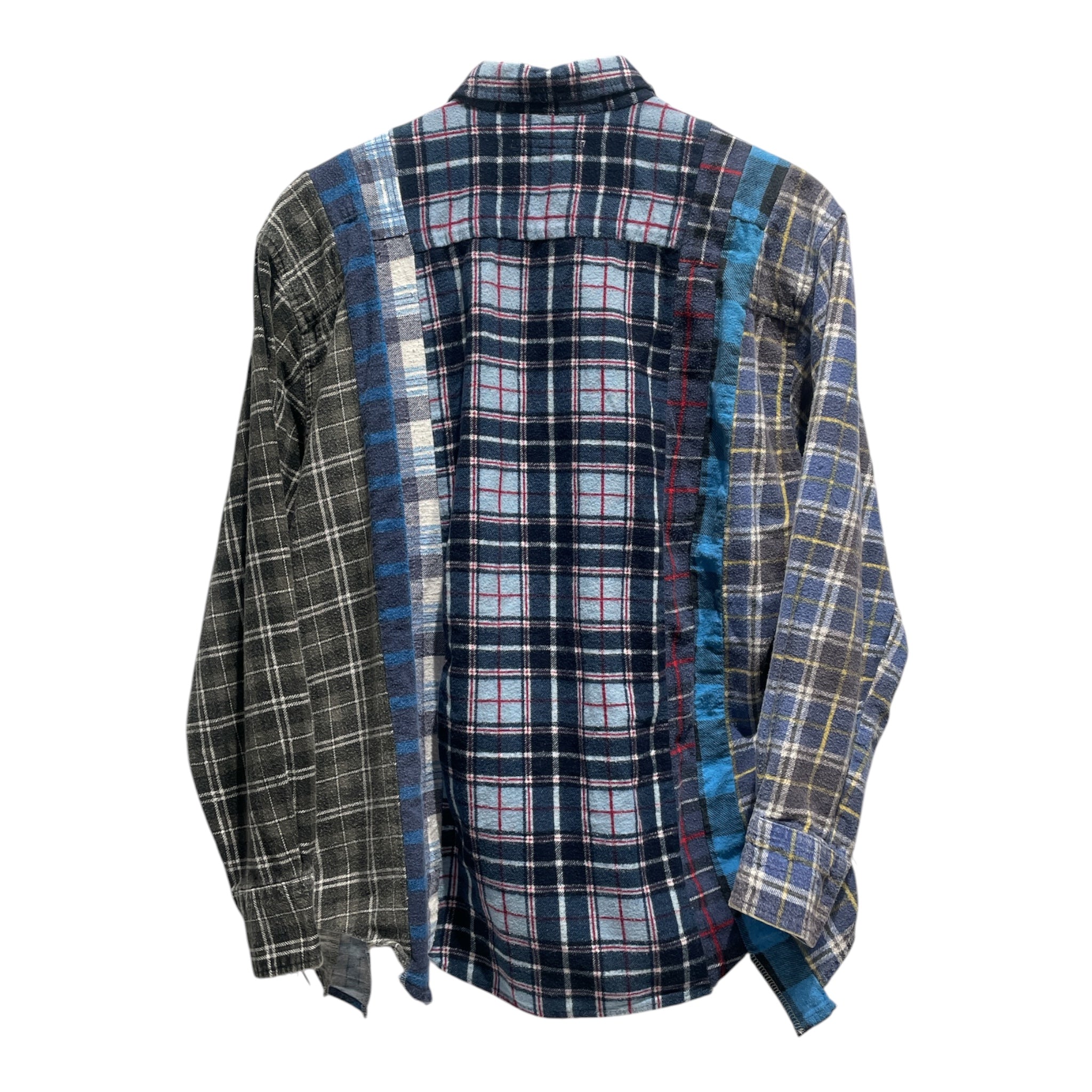 Rebuild by Needles/Flannel Shirt/M/Cotton/BLU/Plaid/Rebuild Flannel view 2