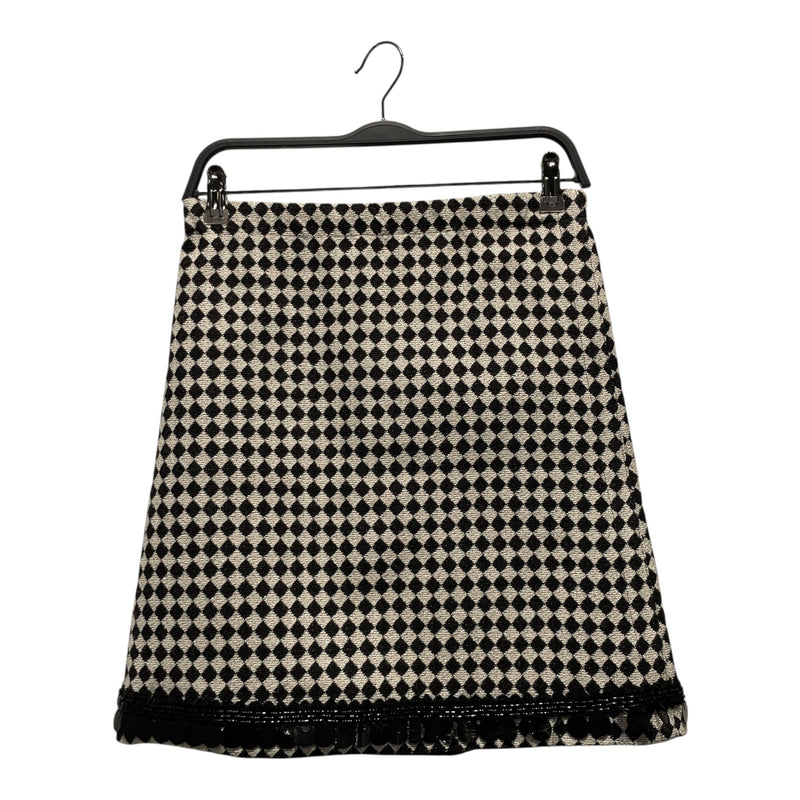 MARNI///Skirt/40/Plain/Nylon/WHT//W [Designers] Essentials/white/black spades