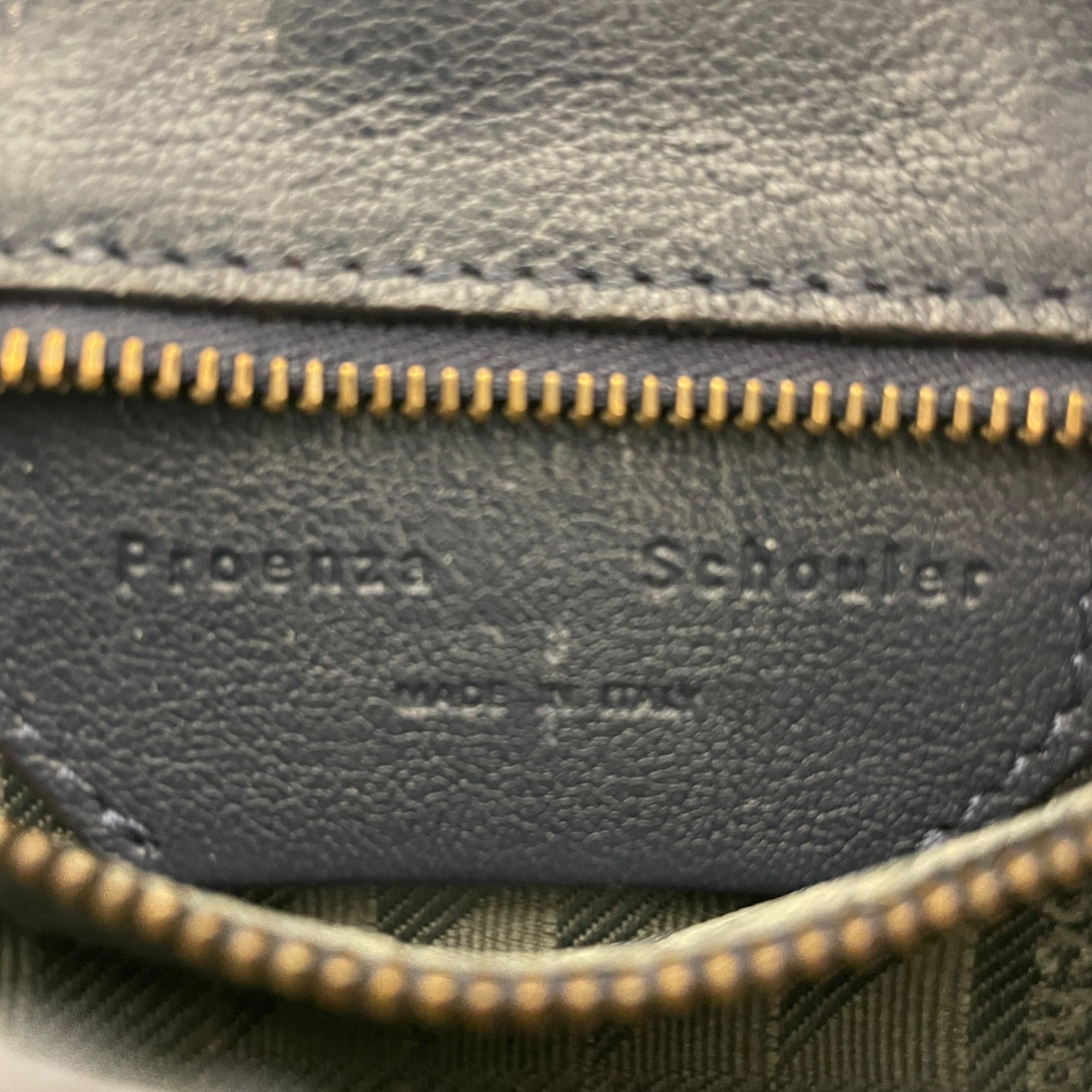 PROENZA SCHOULER/Cross Body Bag/Leather/NVY/ps1 satchel view 5