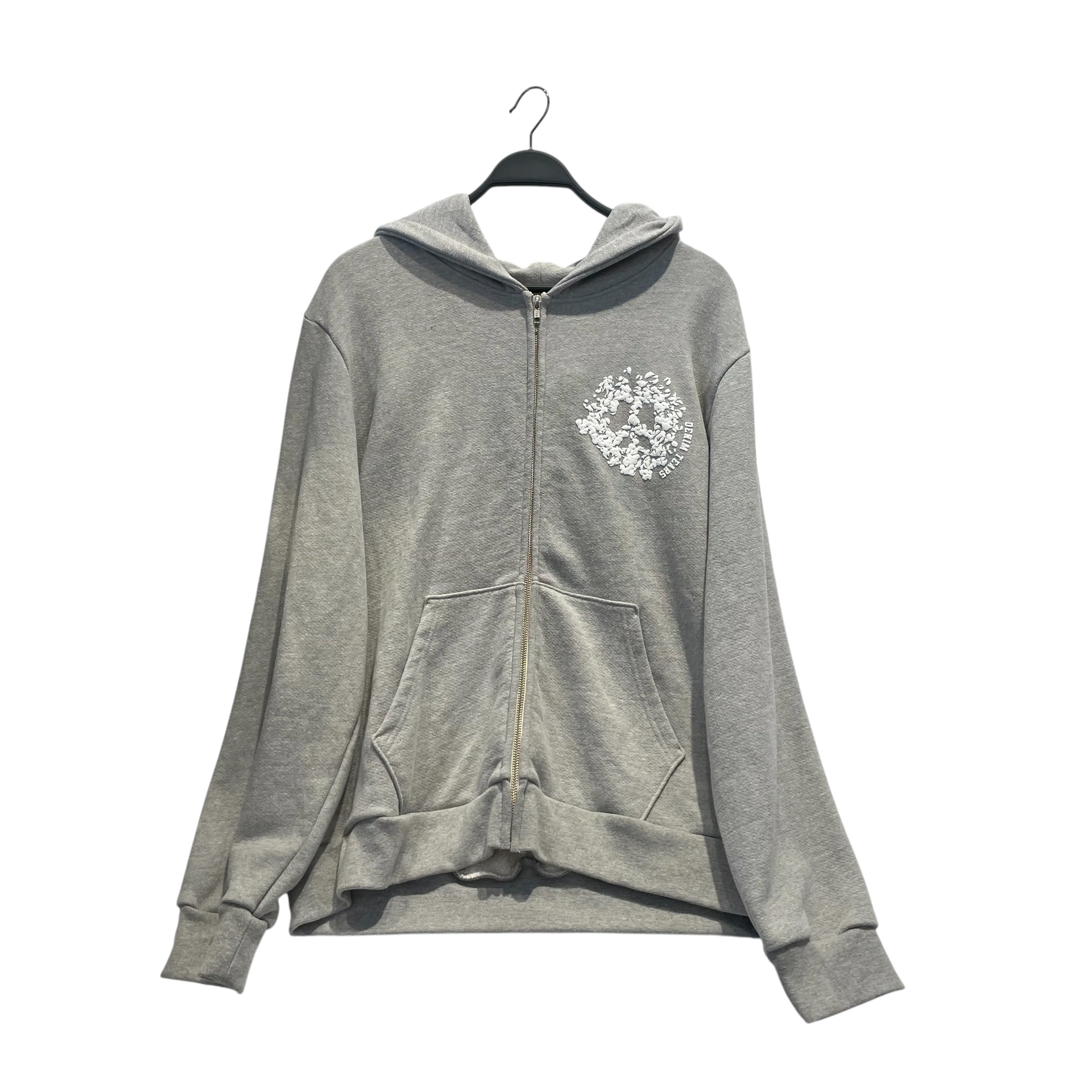 DENIM TEARS/Zip Up Hoodie/XL/Cotton/SLV/Chest Logo view 1