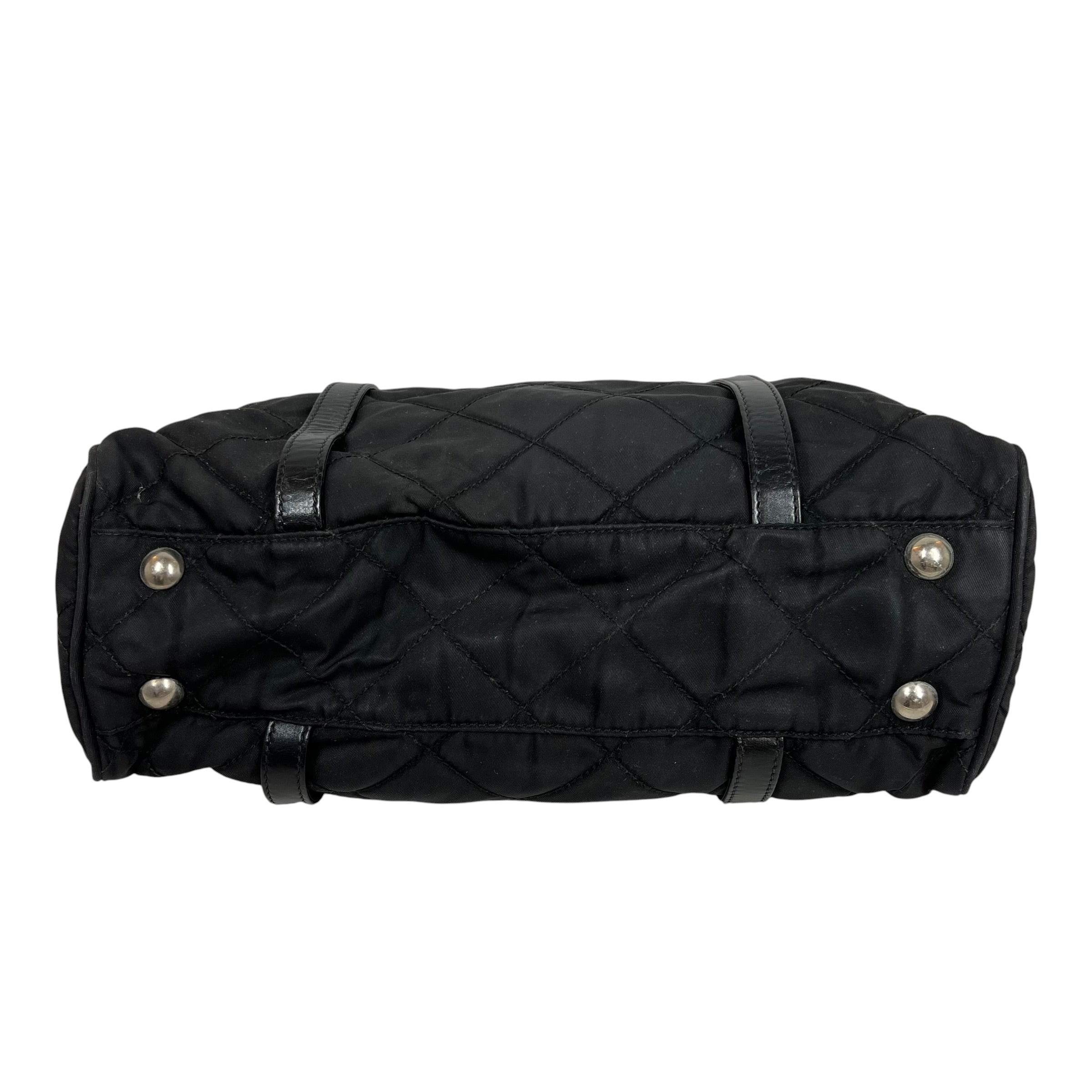 PRADA/Hand Bag/Nylon/BLK/catena view 3