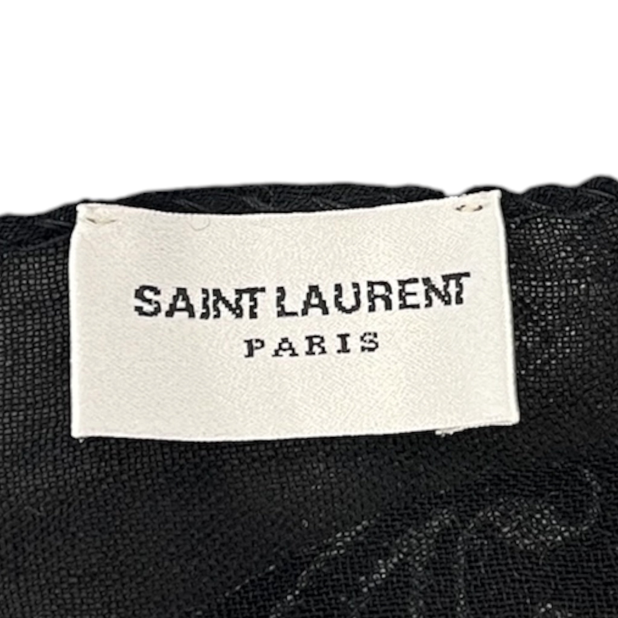 SAINT LAURENT/Scarf/Paisley/Cotton/BLK/L's/BANDANA view 3
