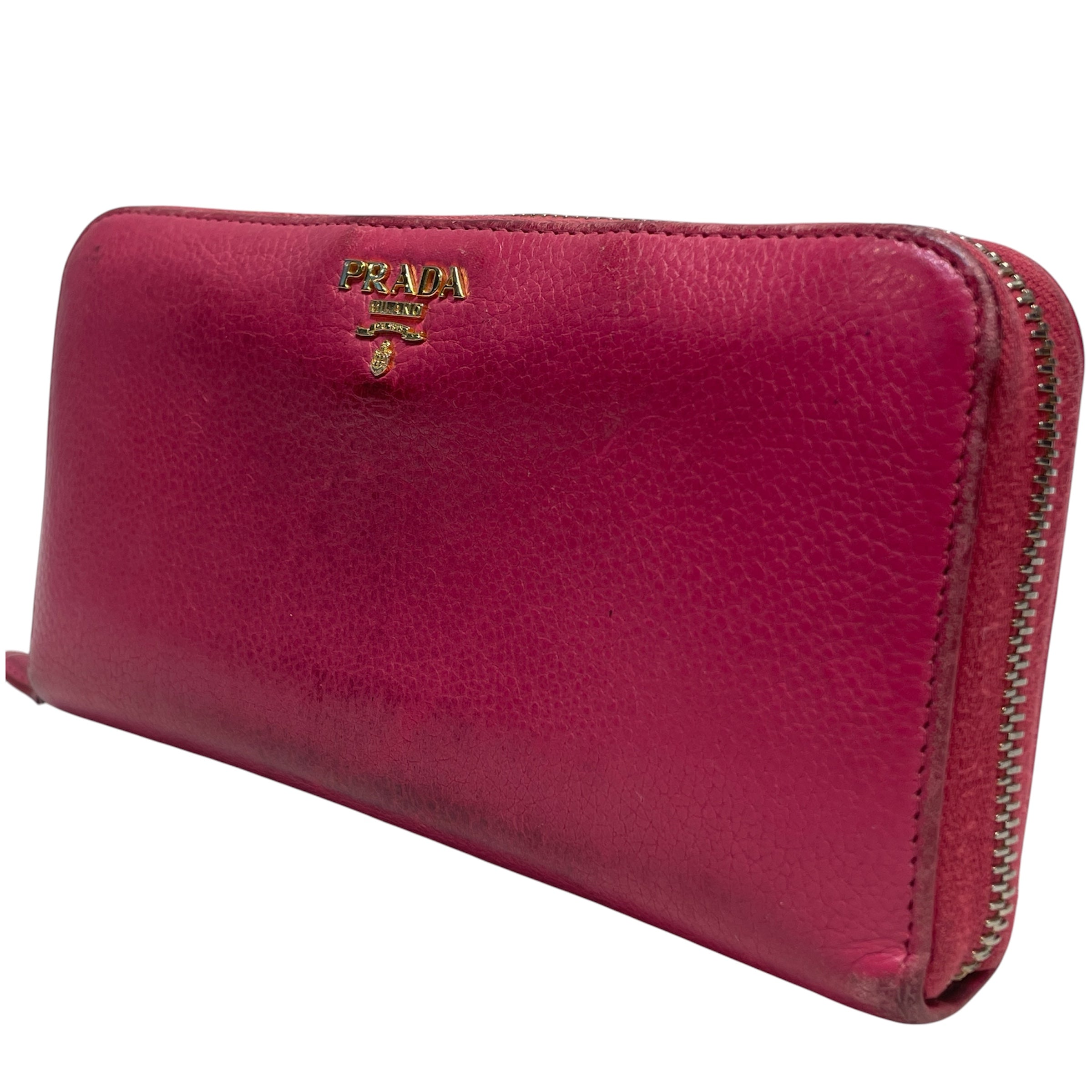 PRADA/Long Wallet/Leather/PNK/L's/CONTINENTAL view 9