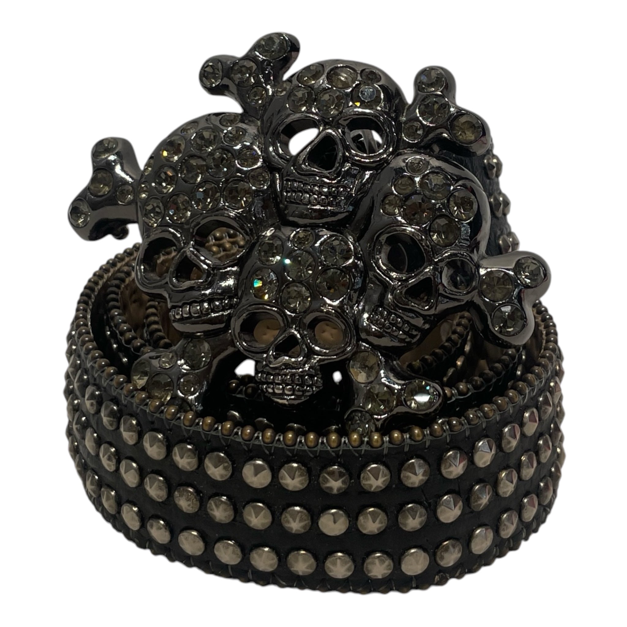 b.b.simon/Belt/BLK/M's/bakoo bakoo skull view 1
