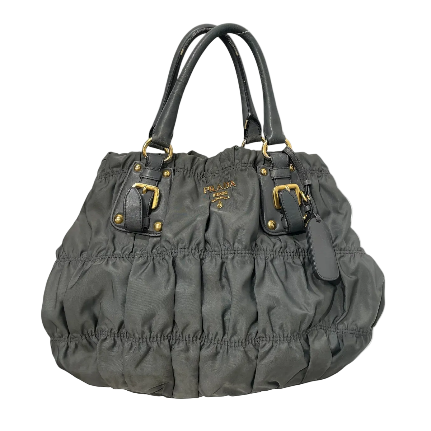 PRADA/Tote Bag/Nylon/GRY/TESSUTO TOTE view 1
