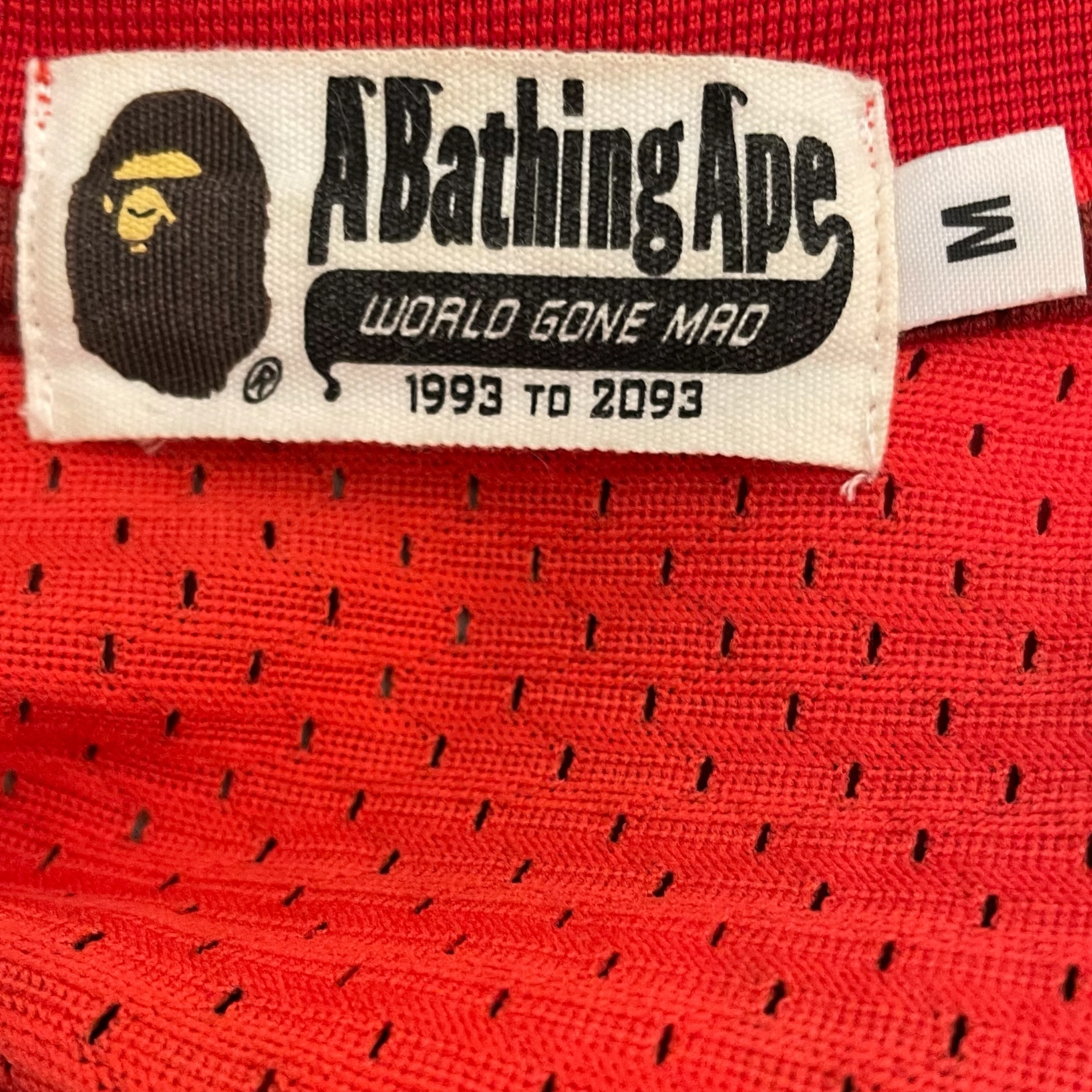 A BATHING APE/Tank Top/M/Polyester/RED/Graphic/ view 3