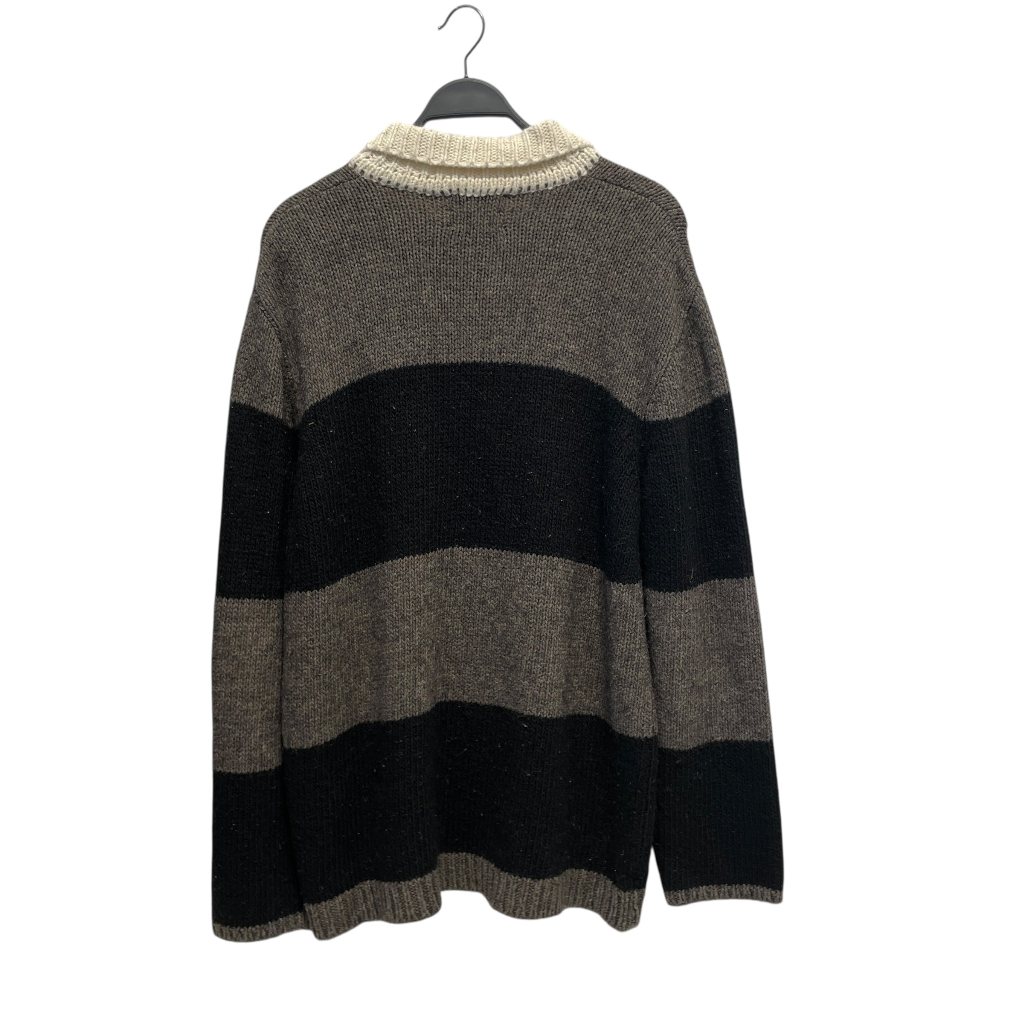 OUR LEGACY/Heavy Sweater/L/Stripe/Wool/GRY/ view 2