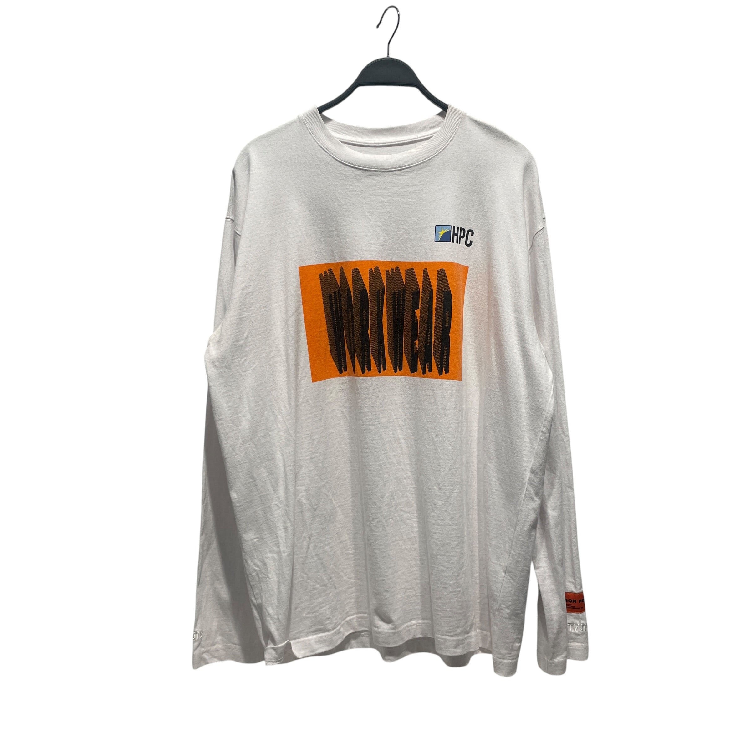 HERON PRESTON/LS T-Shirt/M/Cotton/WHT/Heron Preston LS T Shirt view 1