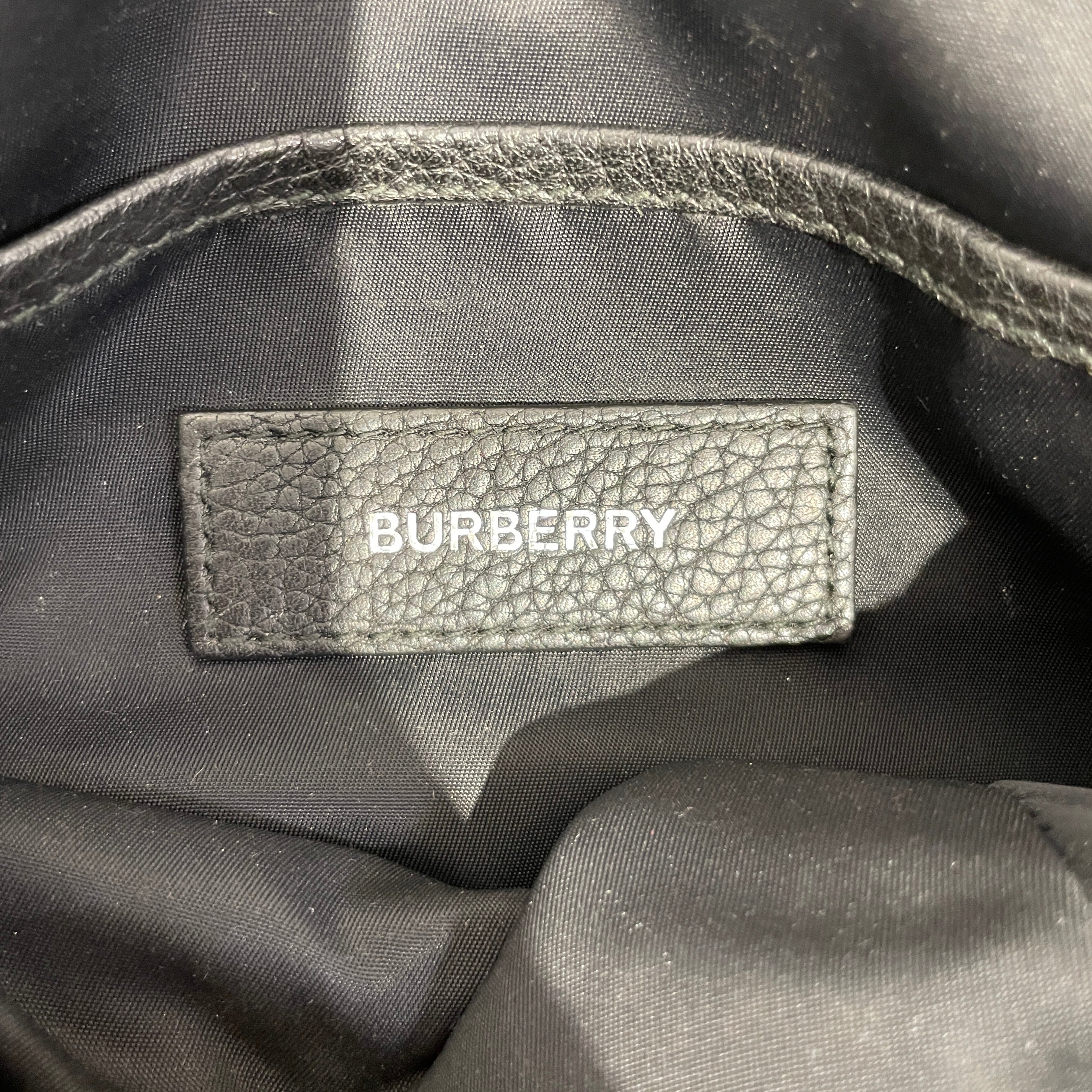 BURBERRY LONDON/Cross Body Bag/Graphic/Leather/BLK/ view 8