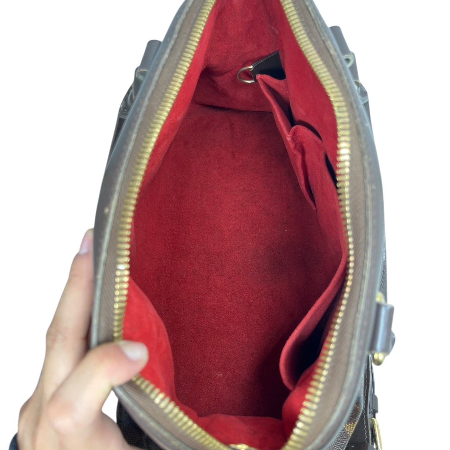 LOUIS VUITTON/Hand Bag/Monogram/Leather/BRW/Trevi view 3