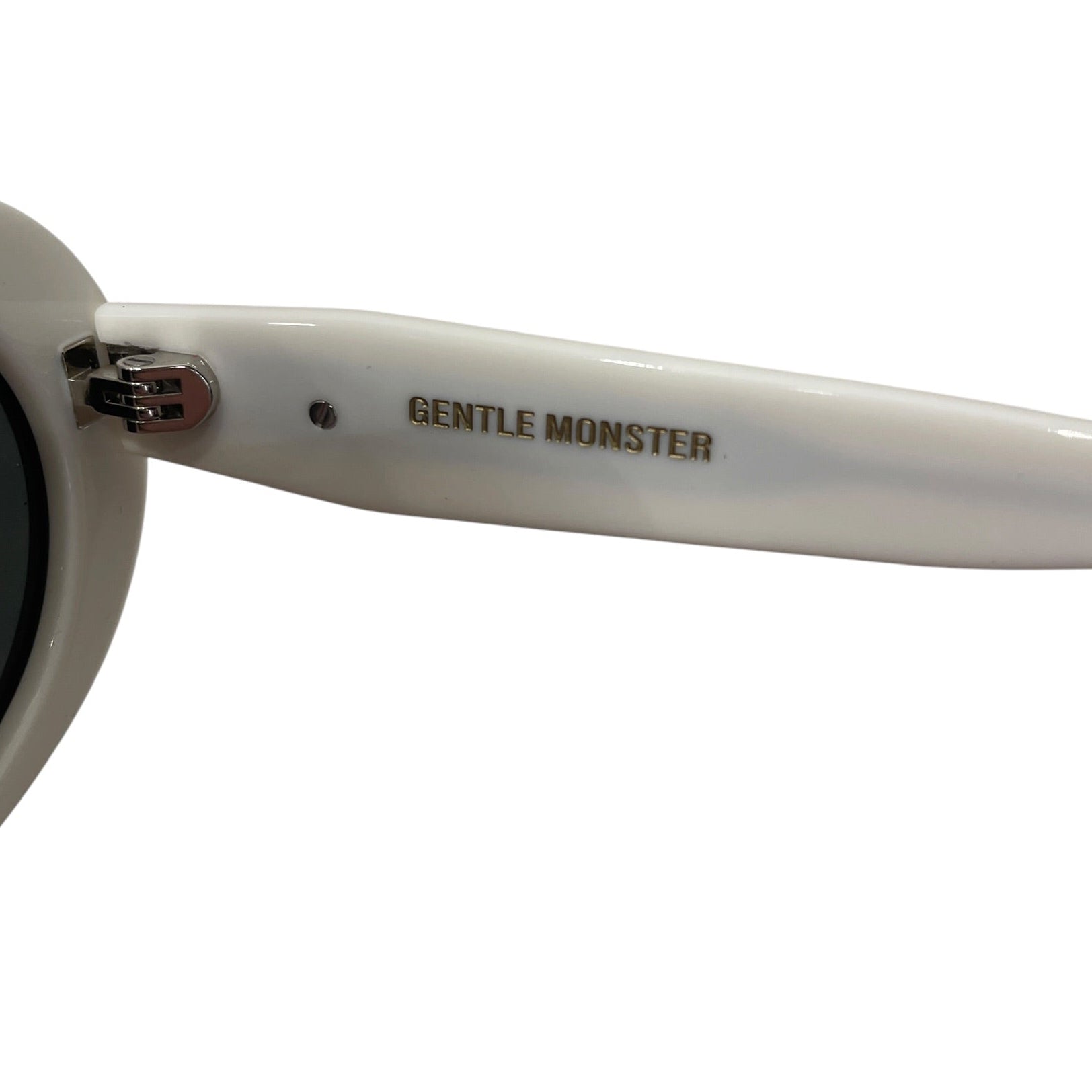 GENTLE MONSTER/Sunglasses/Plastic/WHT/Oval/L's/LA MODE view 4