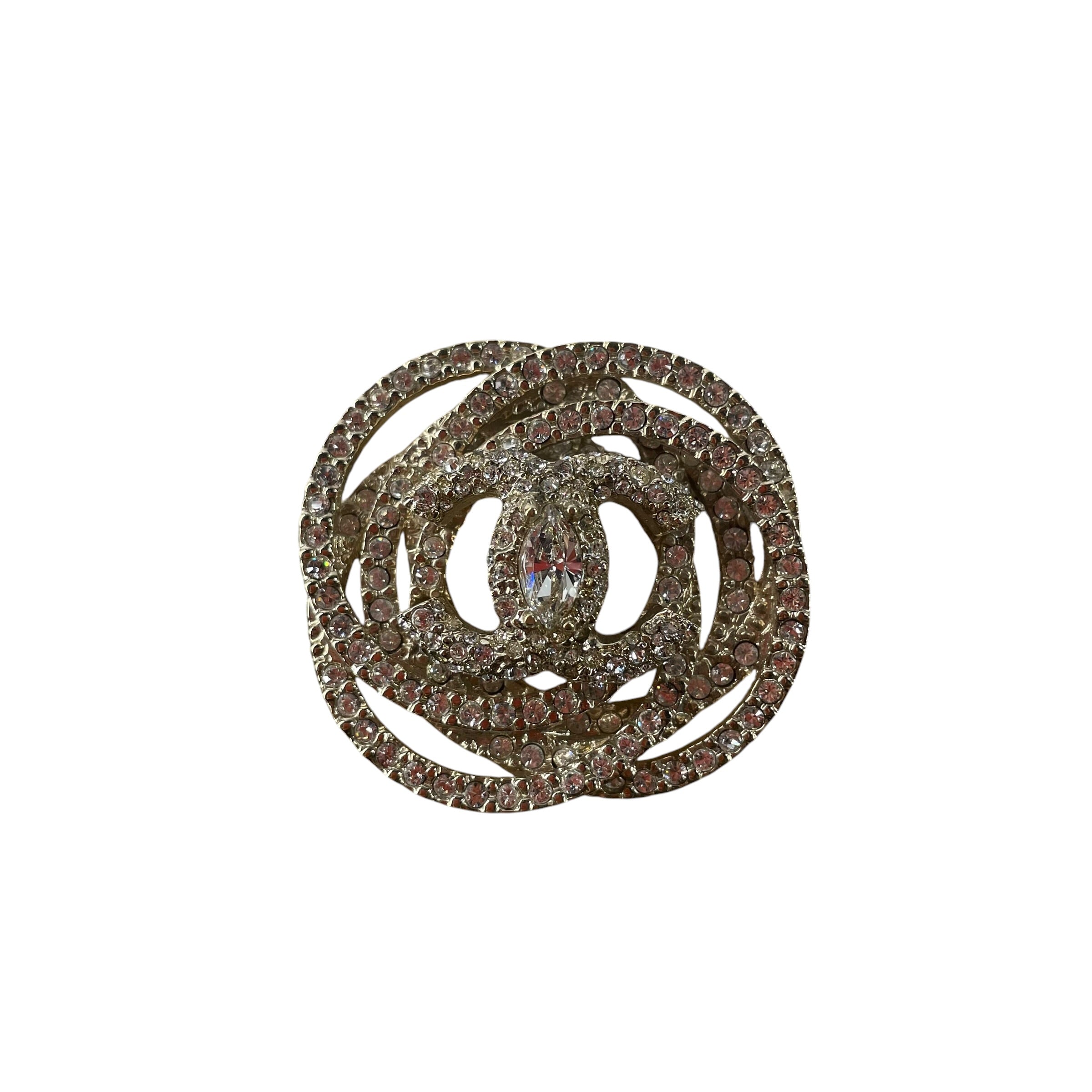 CHANEL/Clutch Bag/Animal Pattern/Leather/GLD/PYTHON CLUTCH ROSE PENDANT view 8