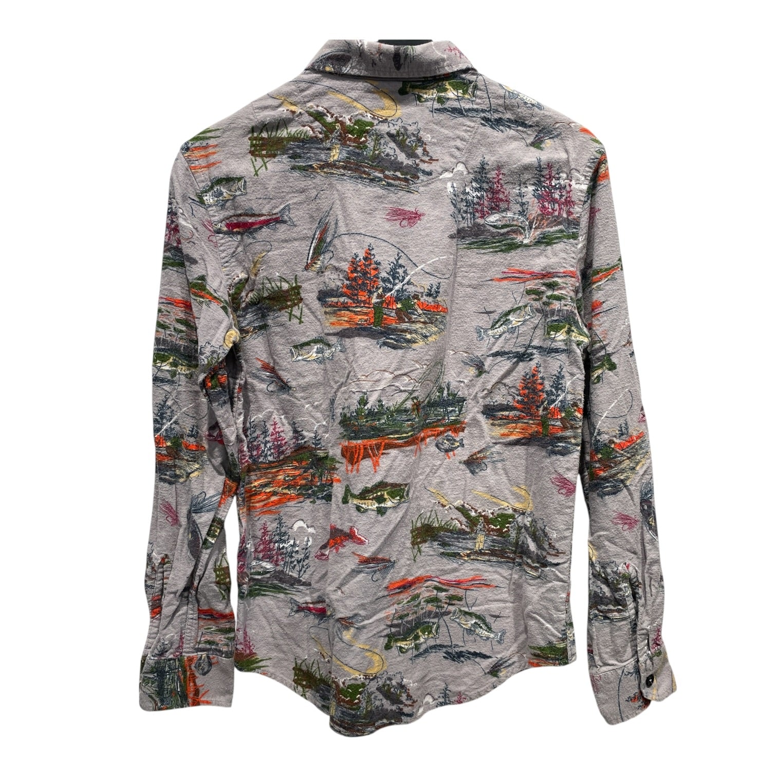 BILLIONAIRE BOYS CLUB/LS Shirt/S/Cotton/MLT/All Over Print/Fishing theme view 2