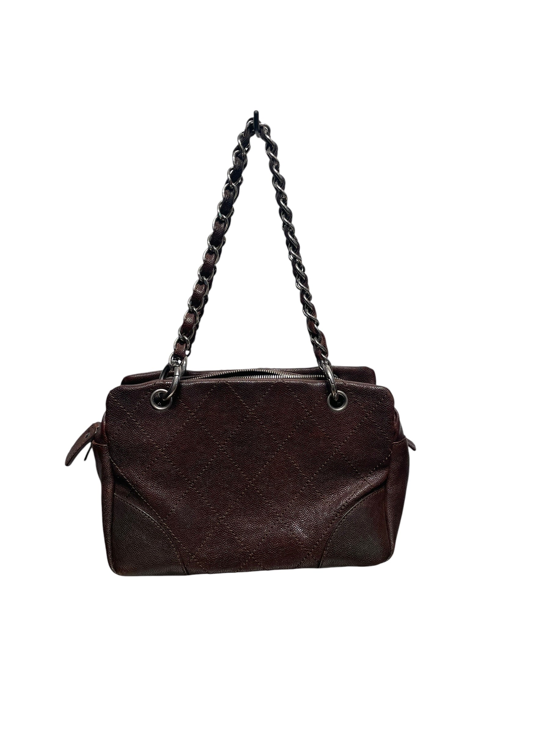 CHANEL/Hand Bag/Leather/BRW/VINTAGE NO. 10 WILD STITCH view 2