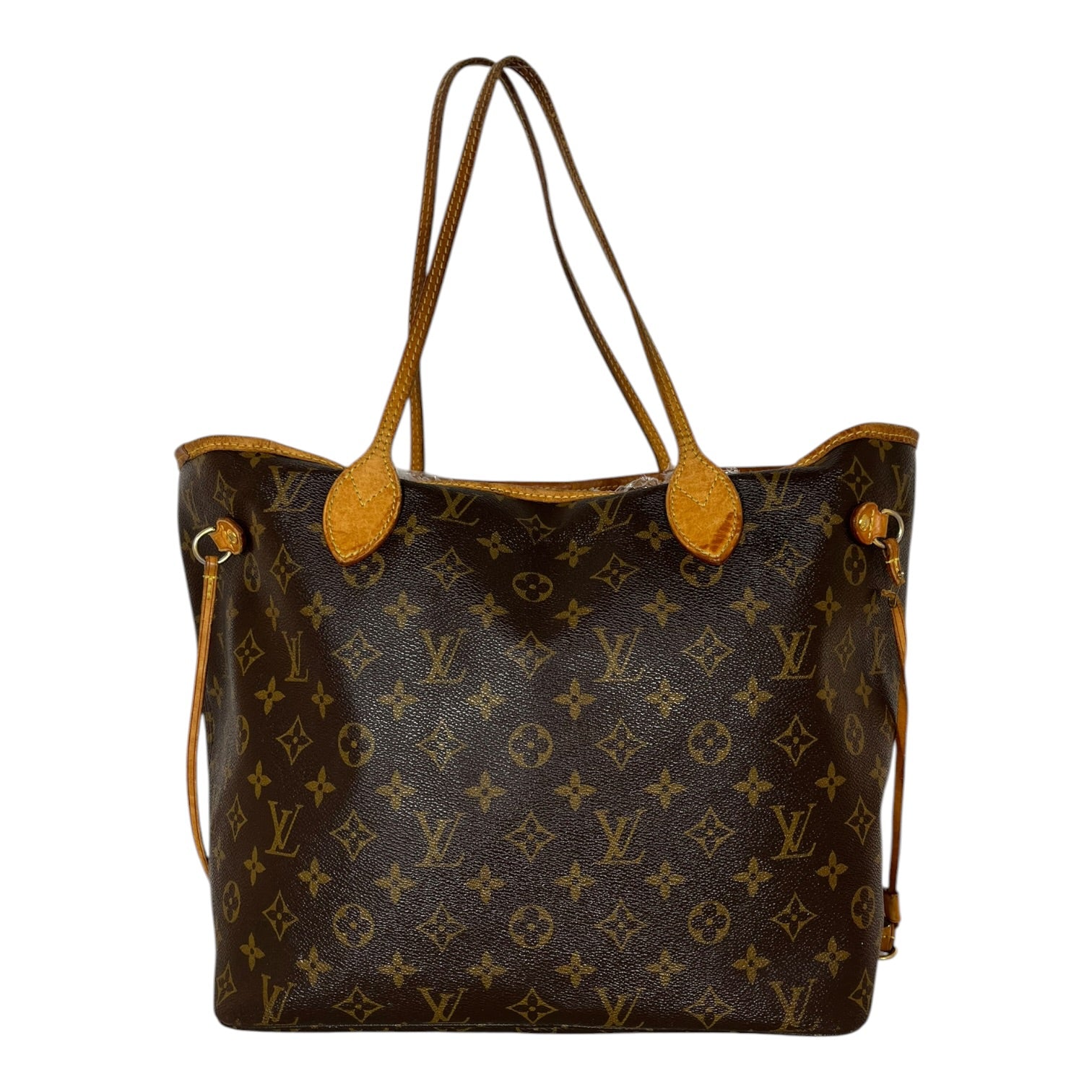 LOUIS VUITTON/Tote Bag/Monogram/Leather/BRW/NEVERFULL view 2