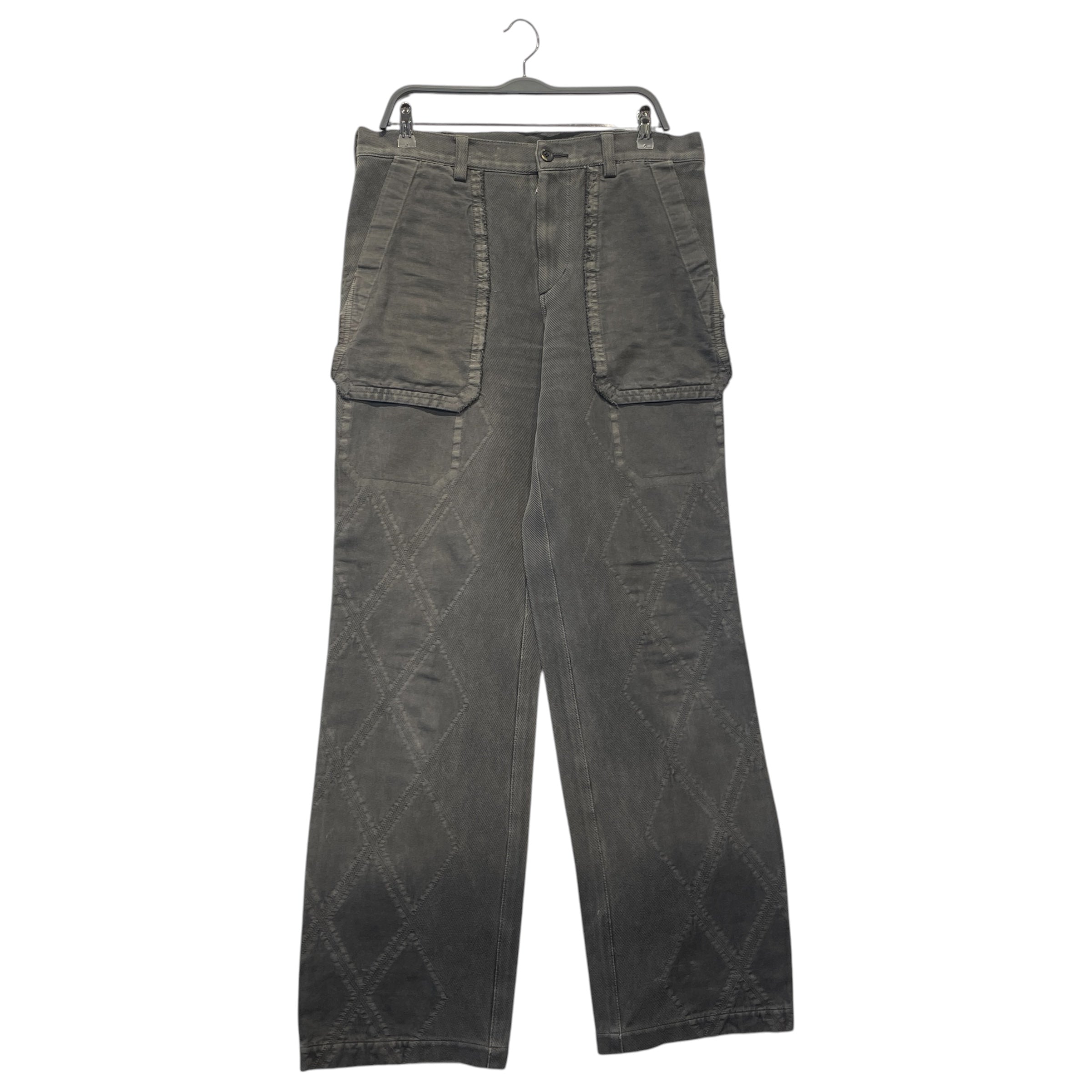 ISSEY MIYAKE/Pants/Cotton/GRY/2008 A-POC JACQUARD view 1