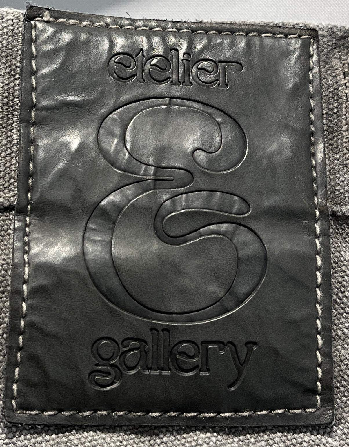 ETELIER GALLERY/Pants/30/Denim/GRY/TUSK WIDE LEG WAIST BUCKLE view 4