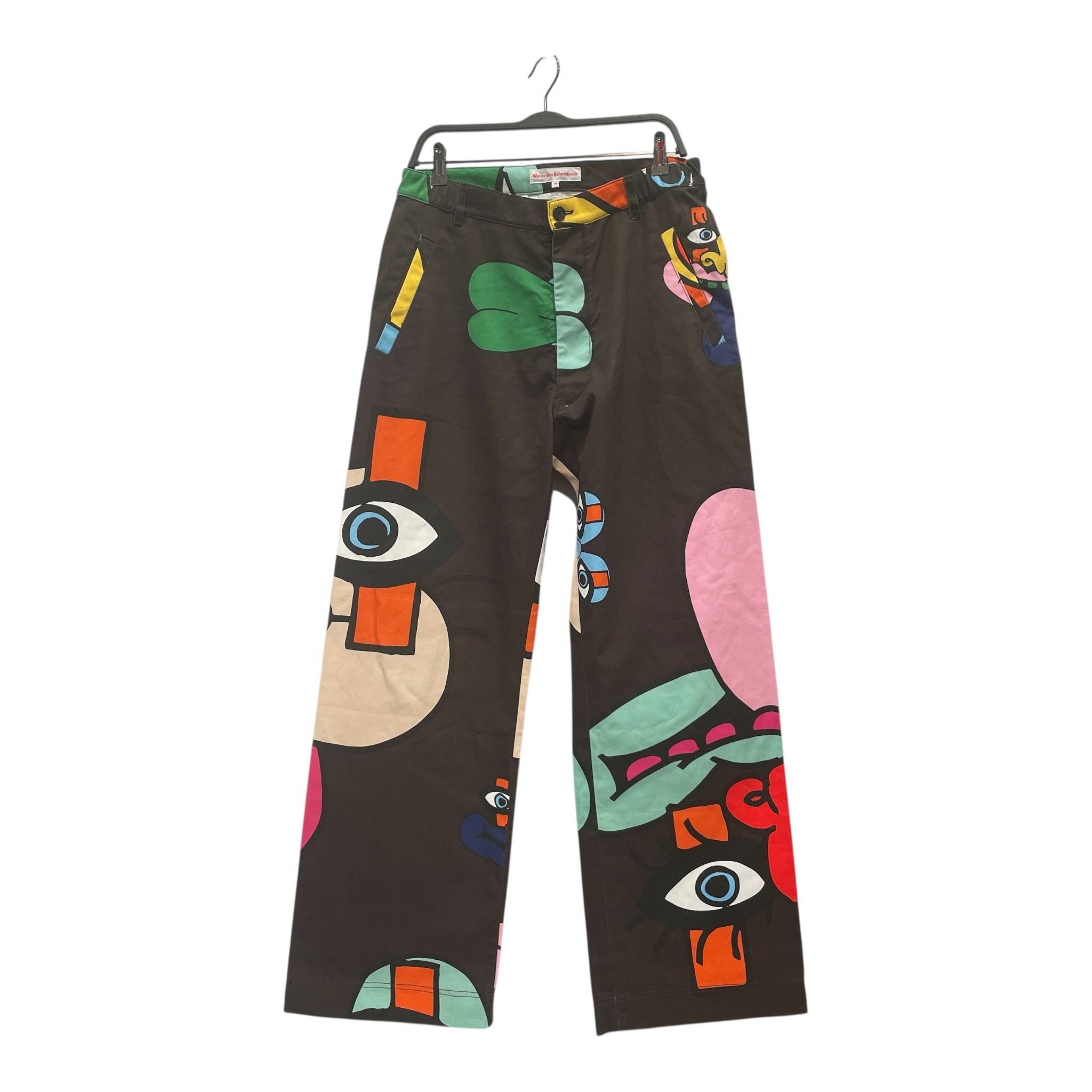 Walter Van Beirendonck/Straight Pants/48/Cotton/MLT/All Over Print/aw24 howl graphic view 1