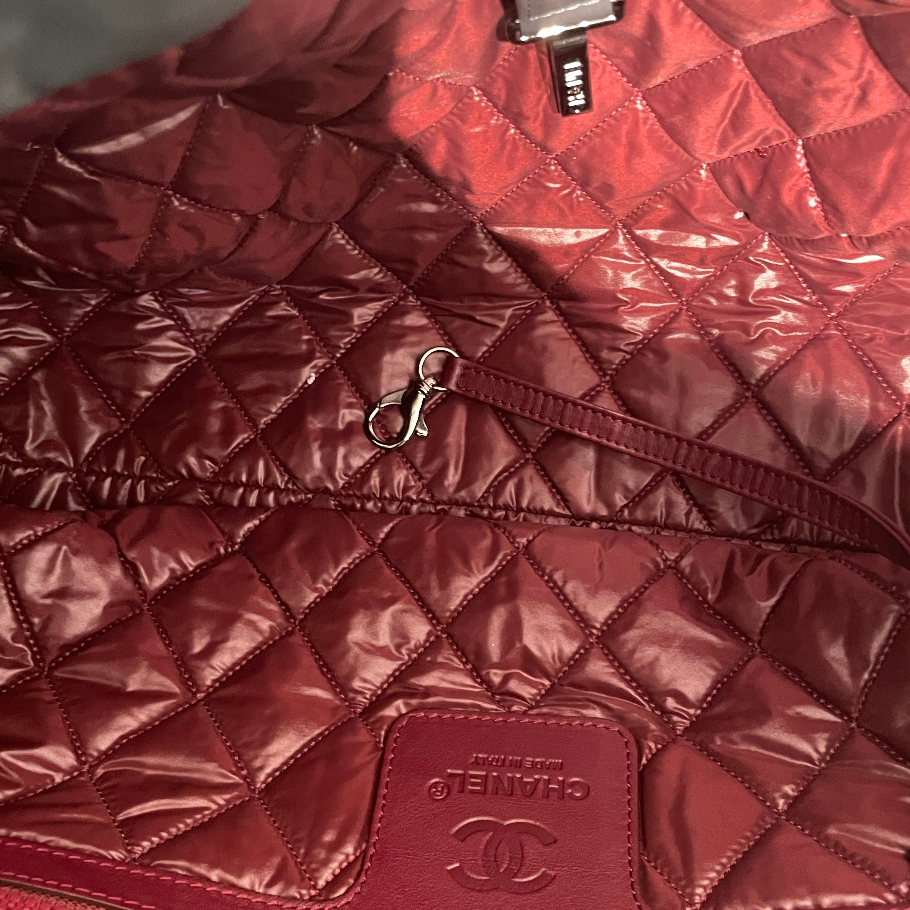 CHANEL/Hand Bag/Nylon/GRN/TOTE/COCO view 4