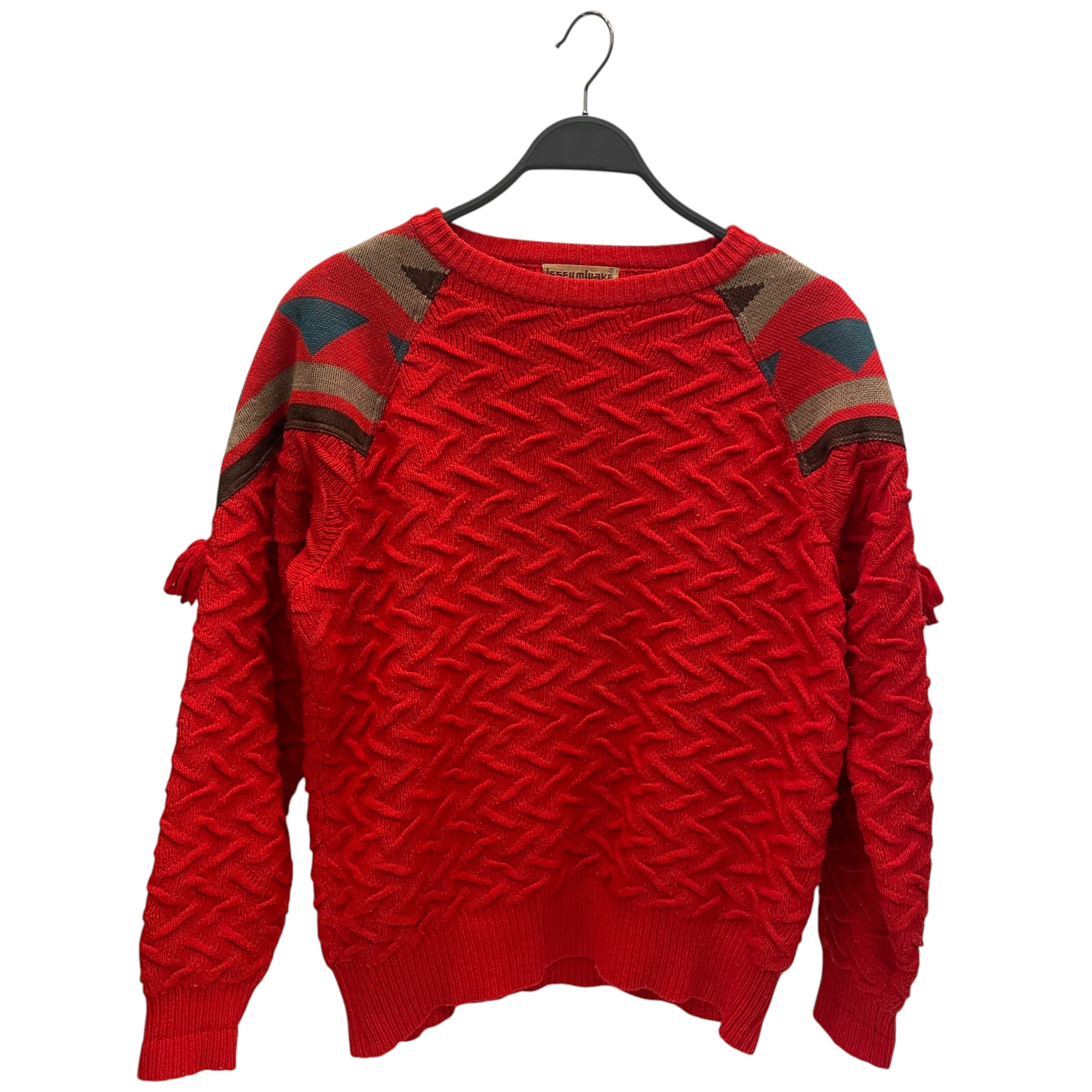 ISSEY MIYAKE/Sweater/RED/ view 1