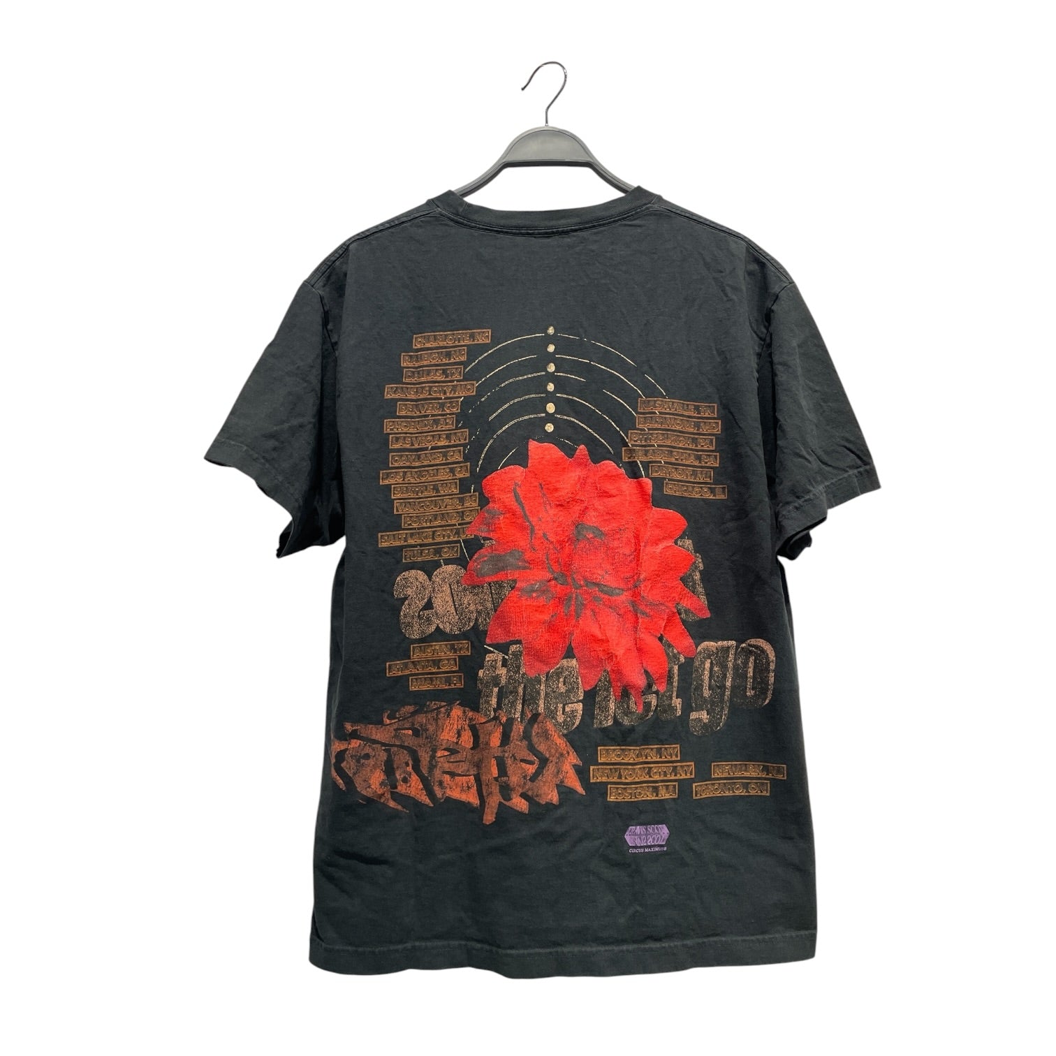 TRAVIS SCOTT/T-Shirt/L/Cotton/BLK/Delresto Circus Maximus Shirt view 2