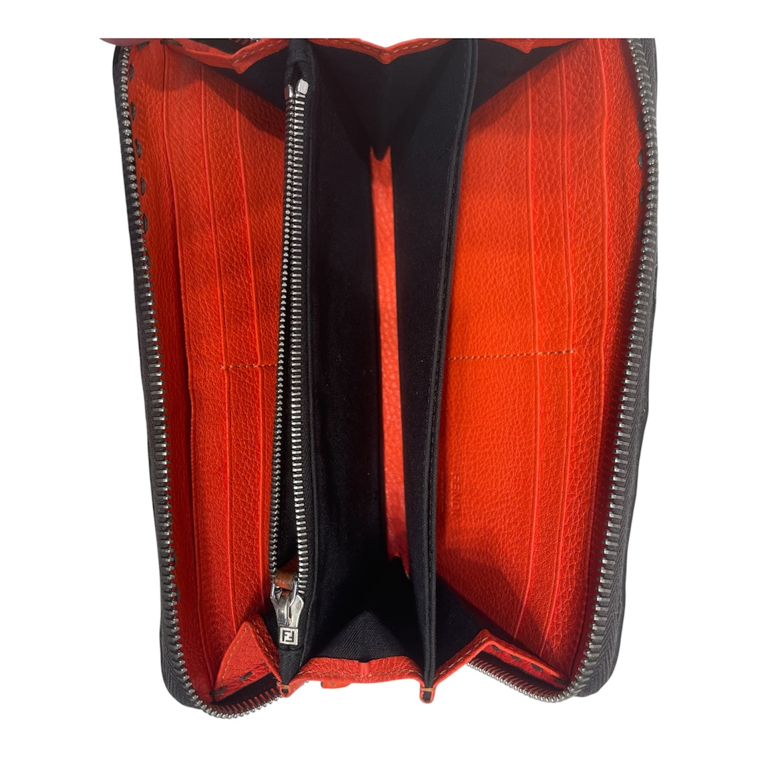 FENDI/Long Wallet/Leather/GRY/L's/sellria continental view 3