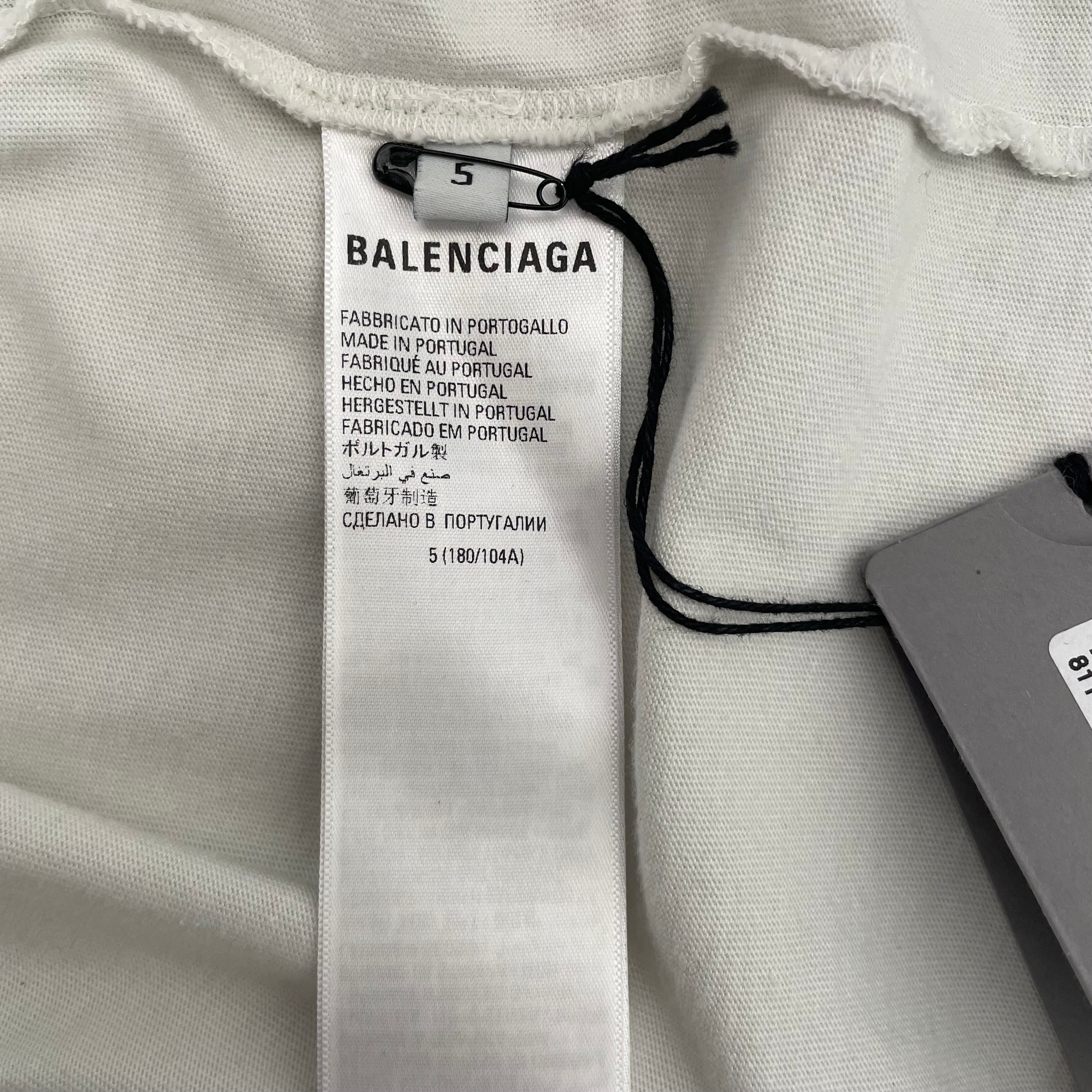 BALENCIAGA/T-Shirt/4/Cotton/CRM/2022 NYSE view 5