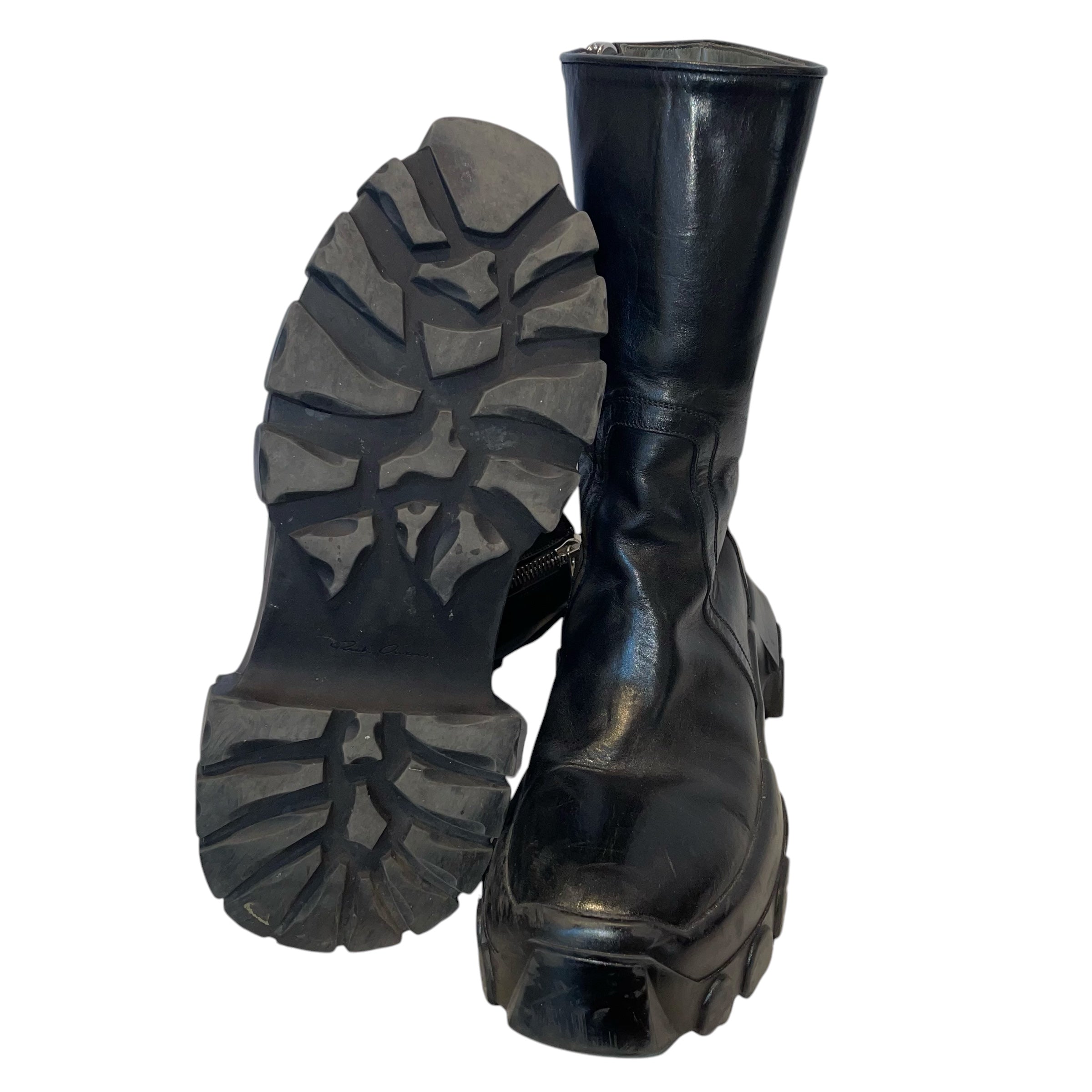 Rick Owens/Boots/US 8.5/Leather/BLK/CREEPER BOZO TRACTOR view 4