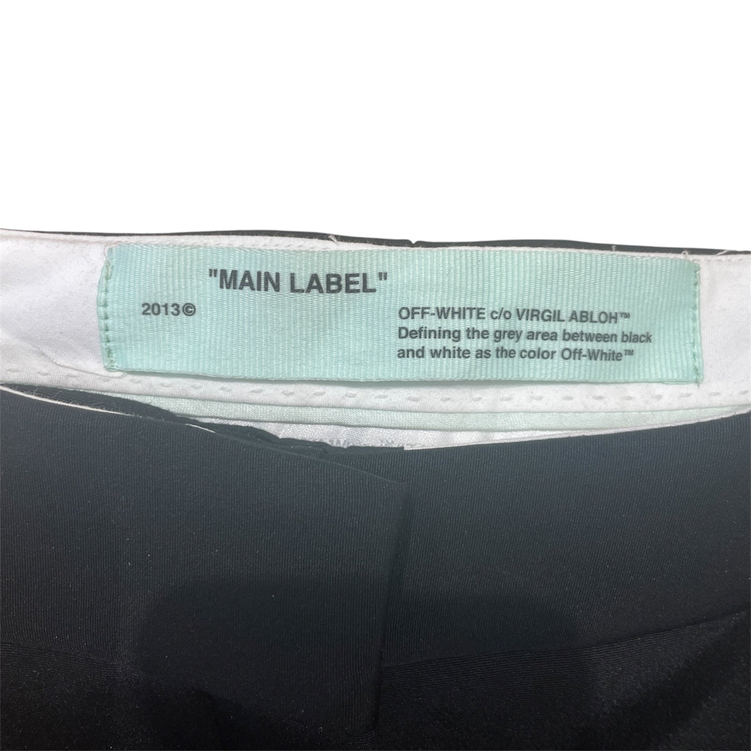 OFF-WHITE/Straight Pants/S/Nylon/BLK/Chino/OWCA07E18A69051 Logo pockets view 3