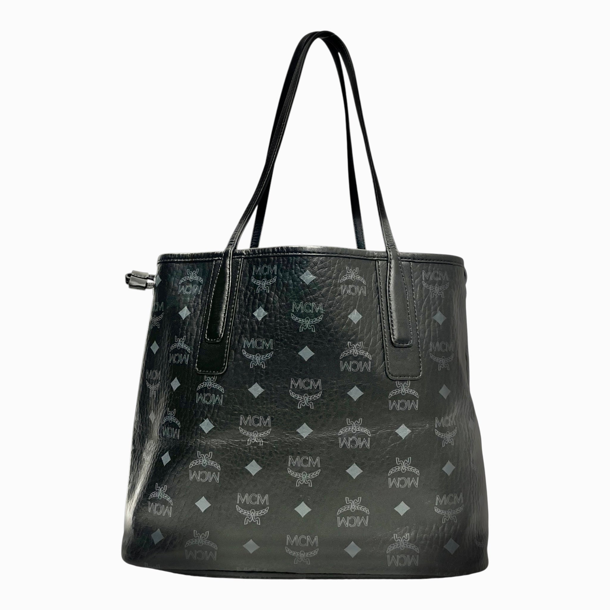 MCM/Tote Bag/Monogram/Leather/BLK/TOTE BAG view 2