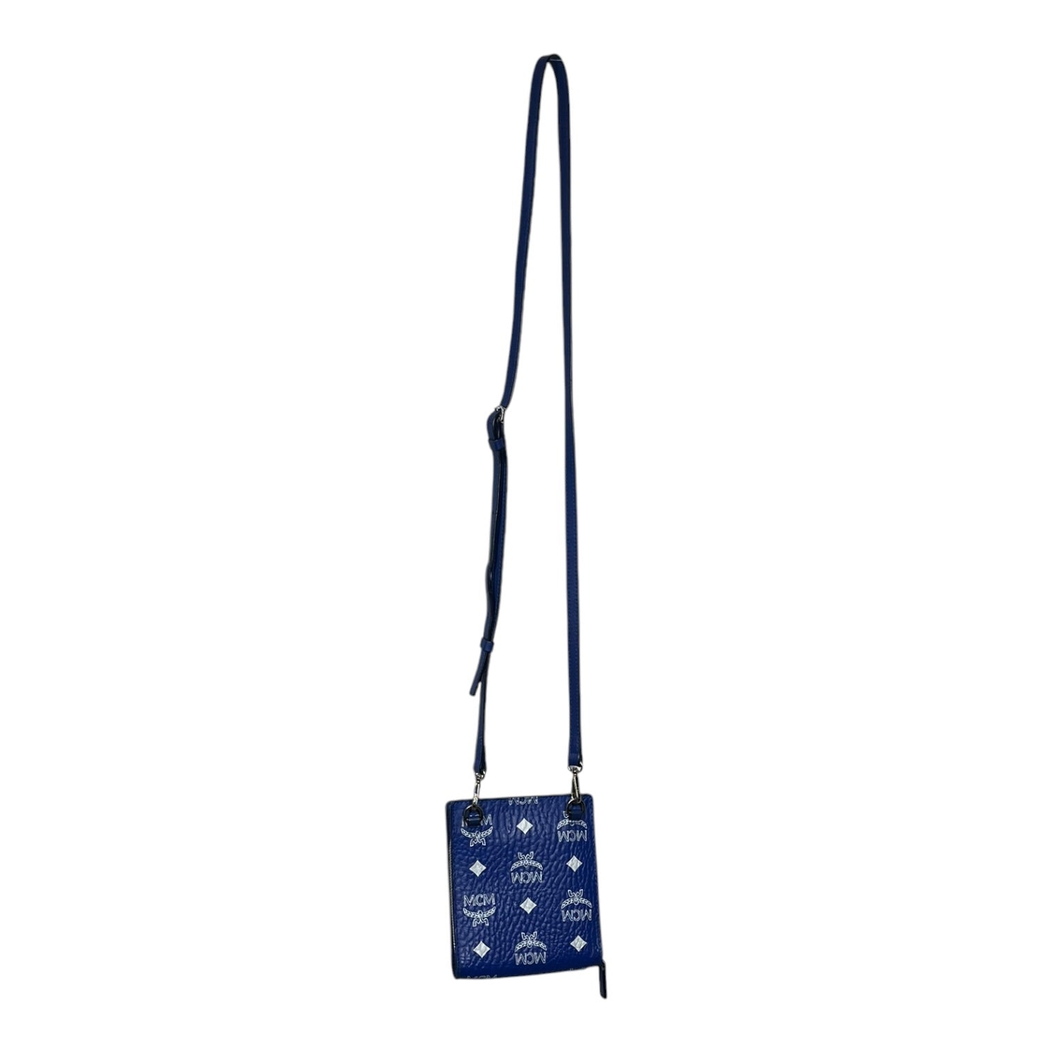 MCM/Cross Body Bag/All Over Print/Leather/BLU/Visetos AOP Bag view 2