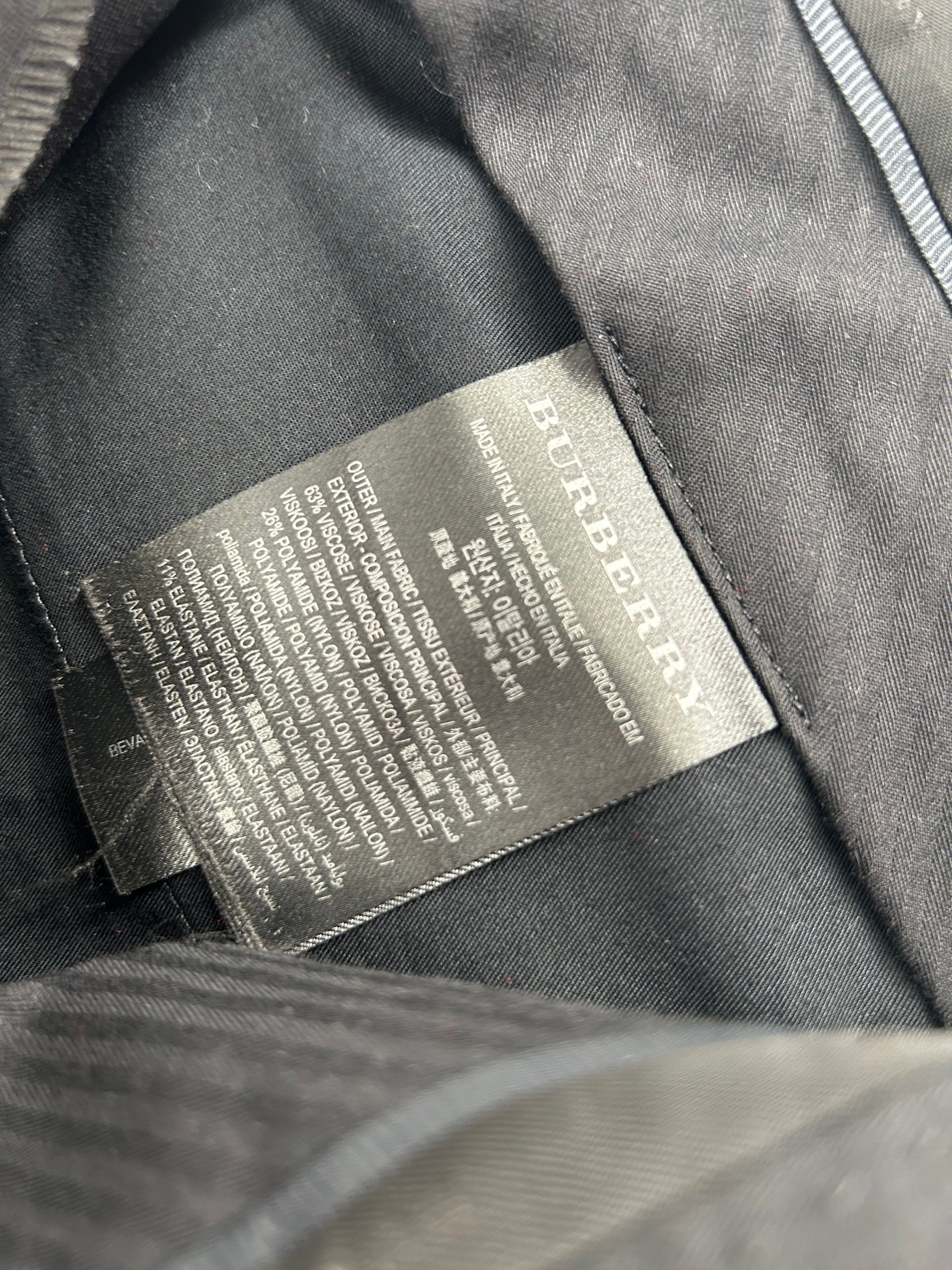 BURBERRY/Straight Pants/52/BLK/Chino/itlarsrl15fil view 3