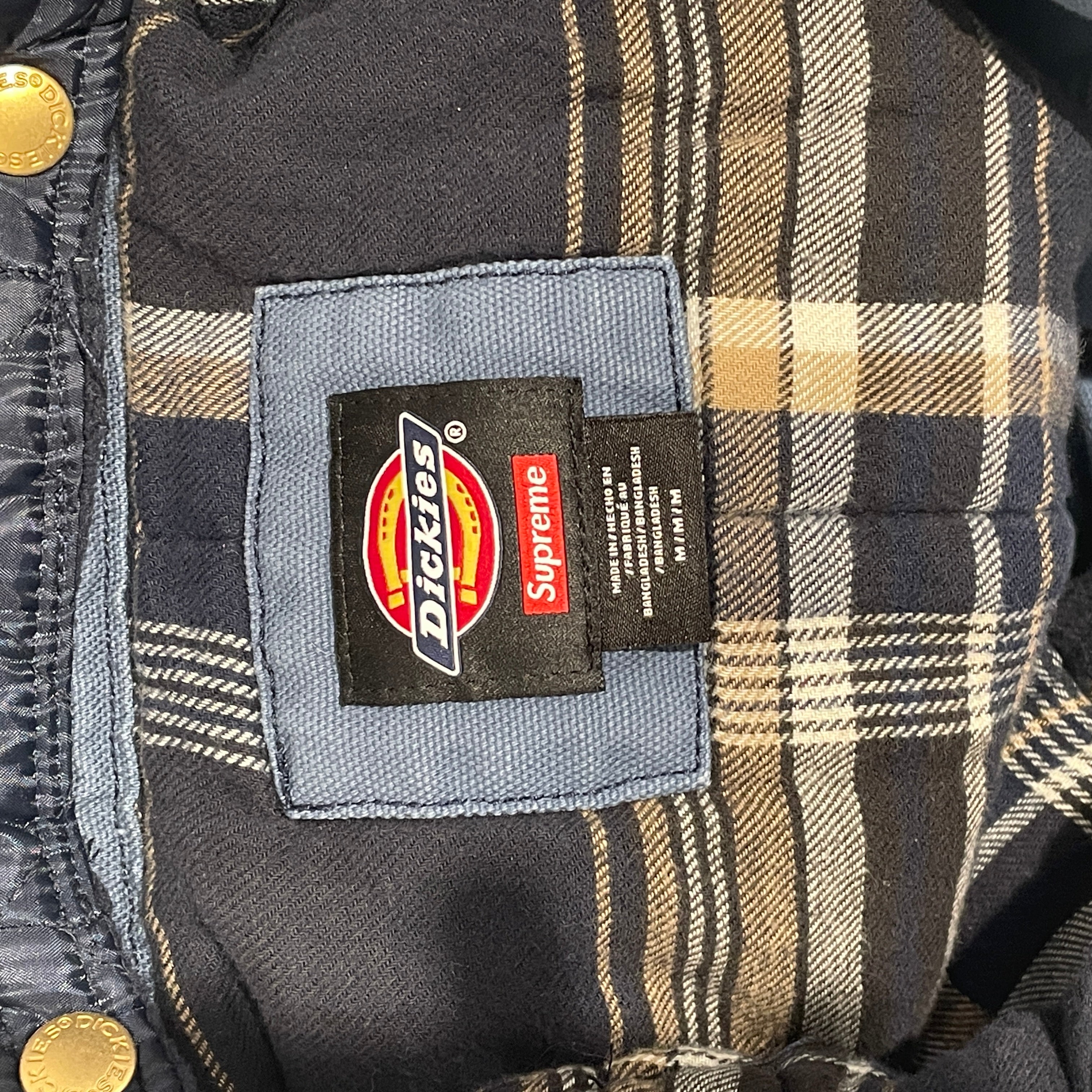 Supreme/DICKIES/Jacket/M/Cotton/BLU/Hooded Work Jacket view 4