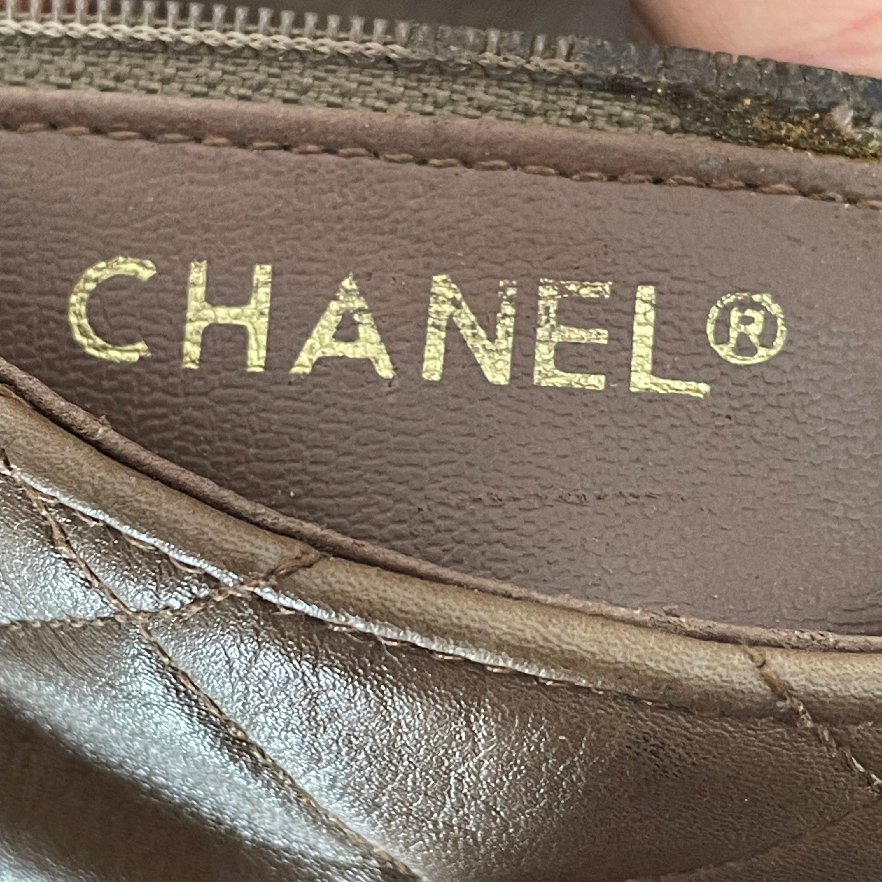 CHANEL/Cross Body Bag/OS/Leather/BEG/BEIGE HOBO QUILTED SML CRSSBDY view 5