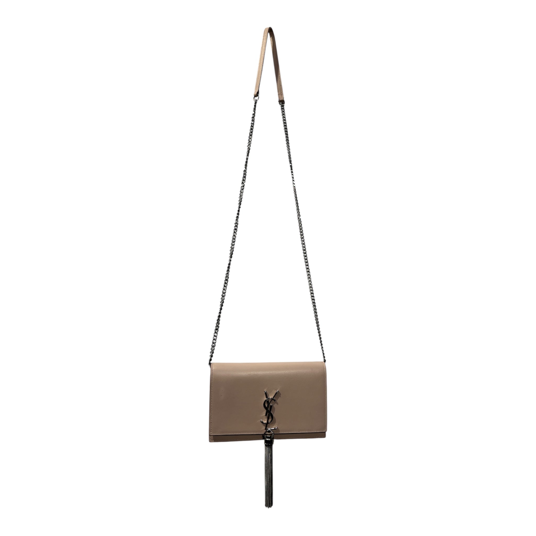YVES SAINT LAURENT/Cross Body Bag/Leather/PNK/ view 1