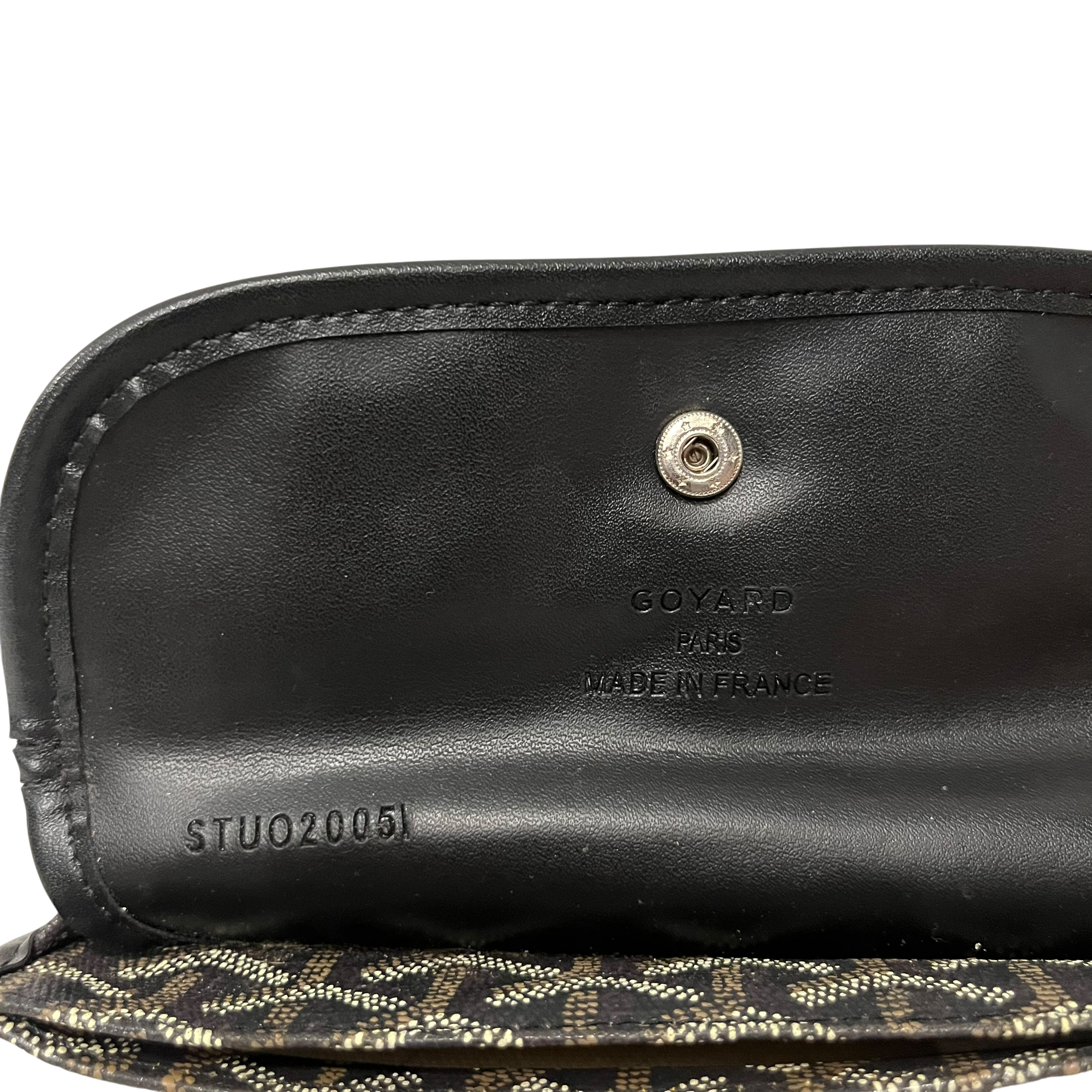 GOYARD/Pouch/Monogram/Leather/BLK/pm pouchette view 5