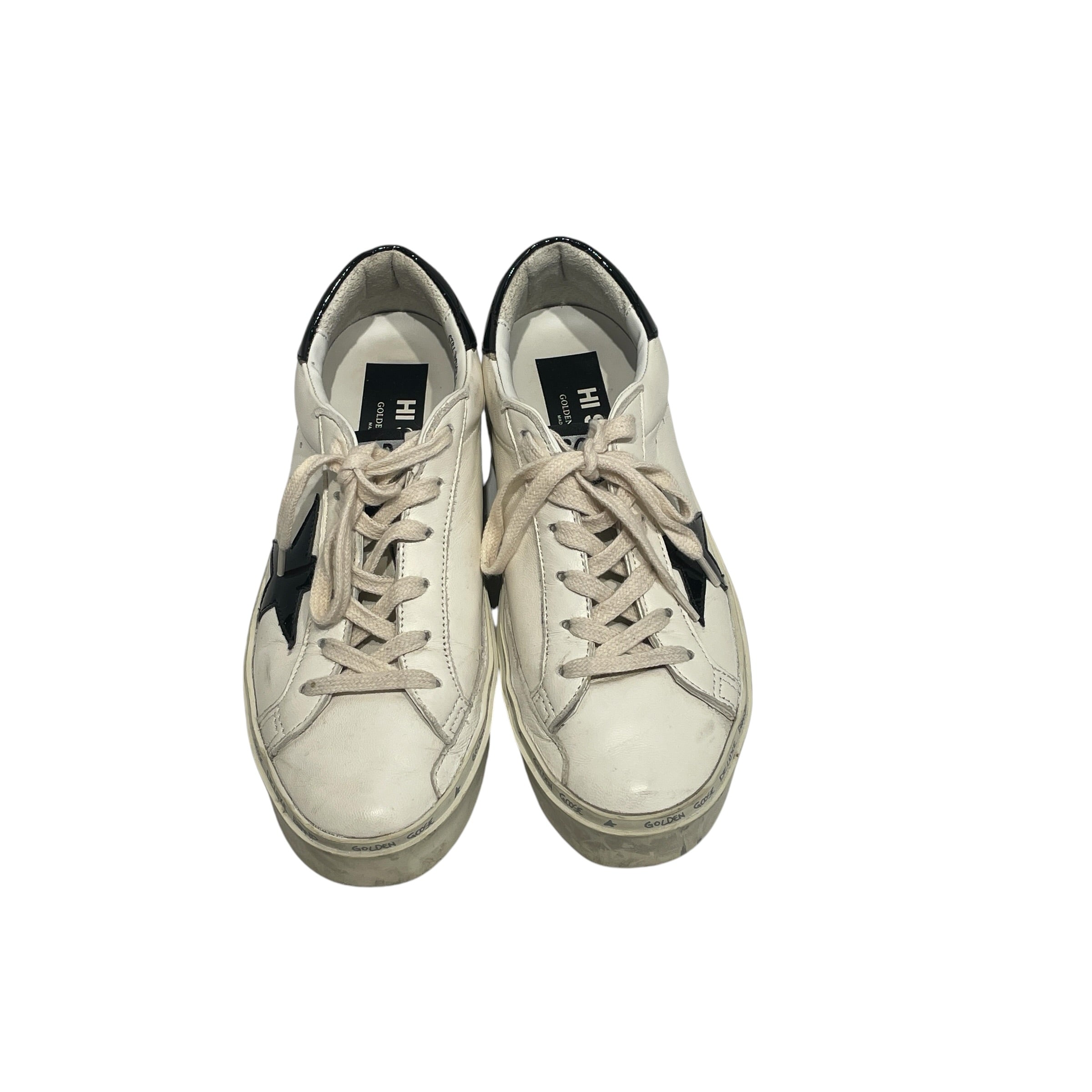 GOLDEN GOOSE/Low-Sneakers/US 6/Leather/WHT/HI Star view 1