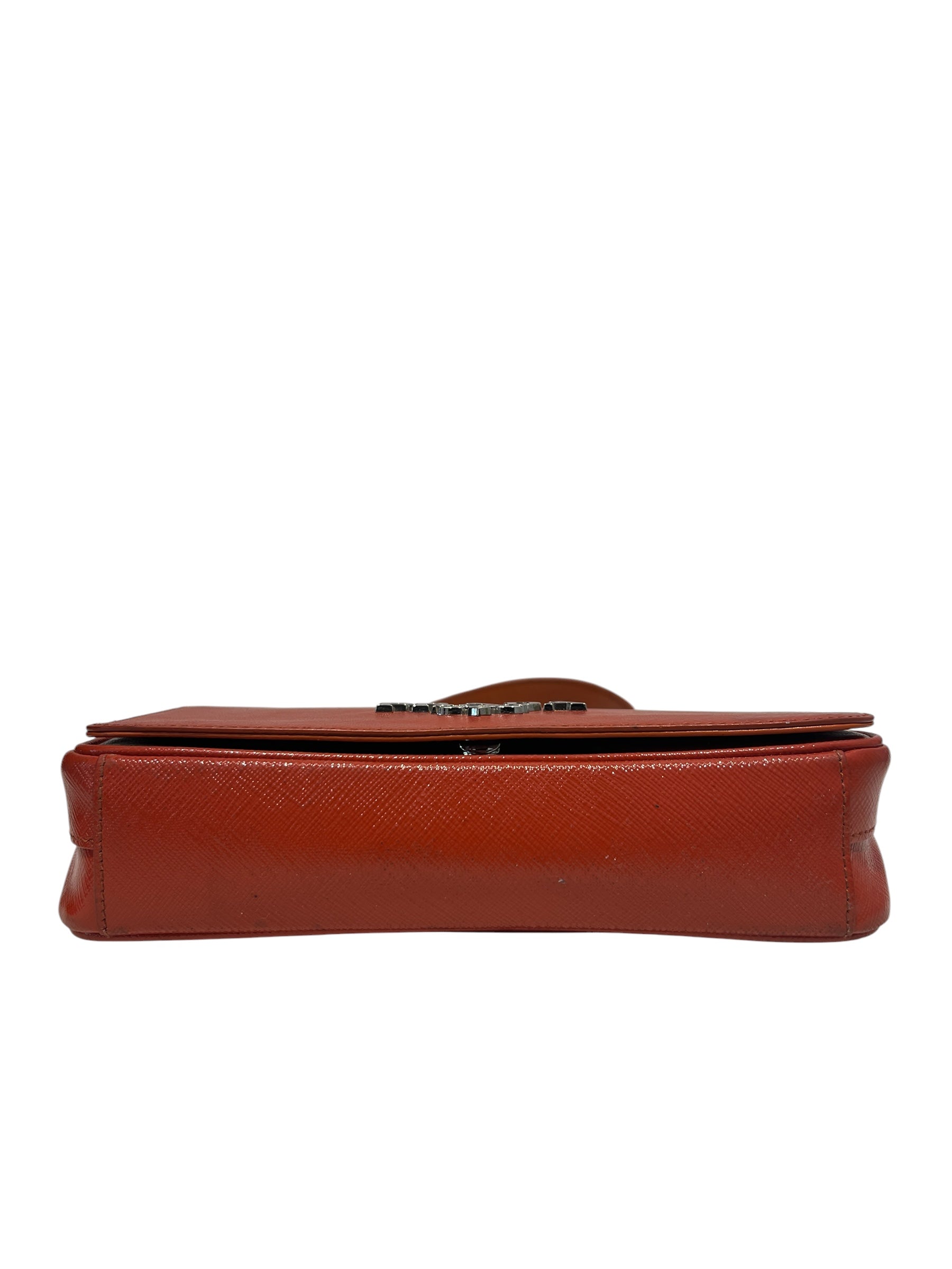 PRADA/Cross Body Bag/Leather/ORN/Saffiano Crossbody view 3
