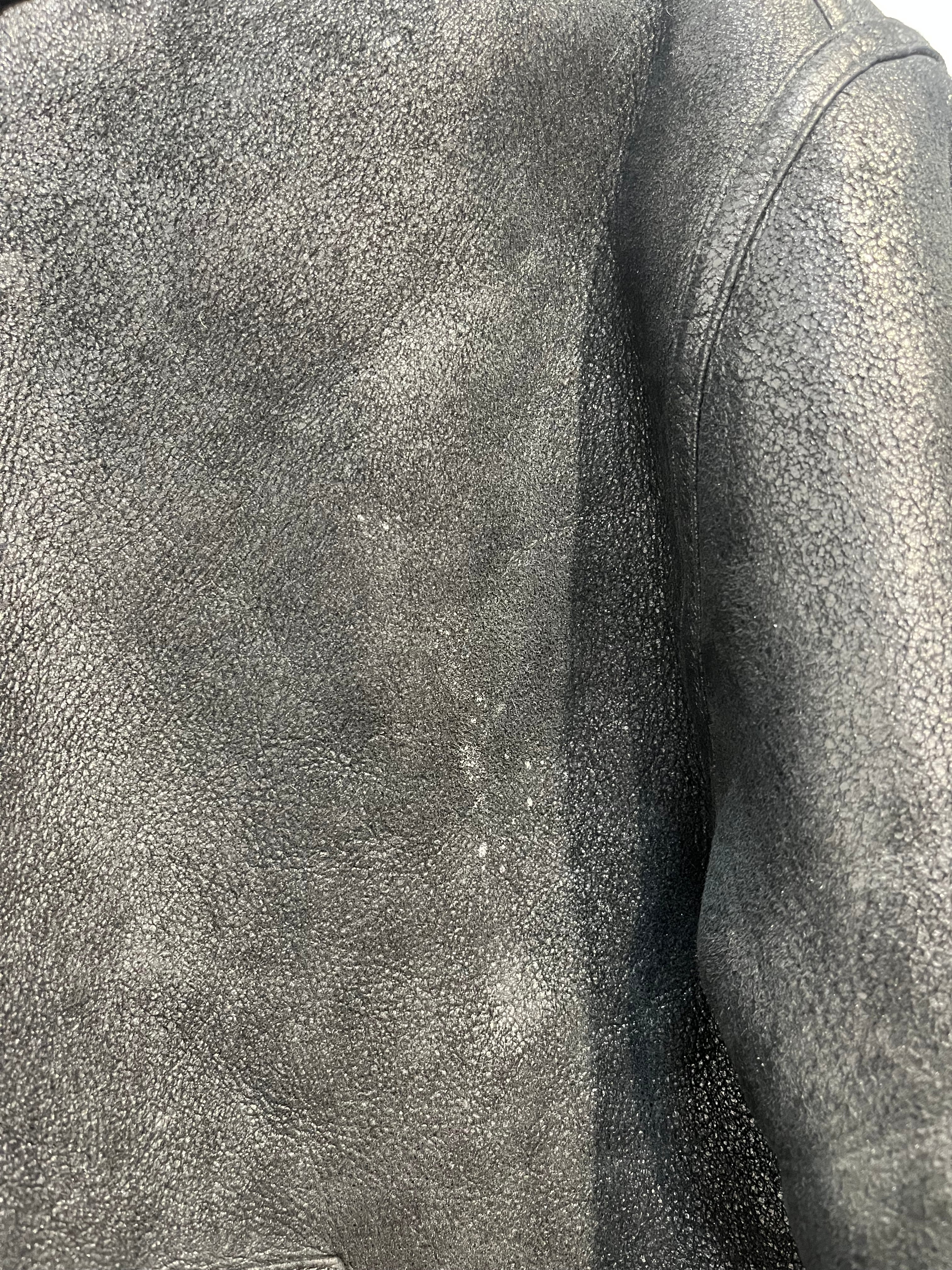 STUSSY/Leather Jkt/M/Leather/BLK/SHEARLING BOMBER view 2