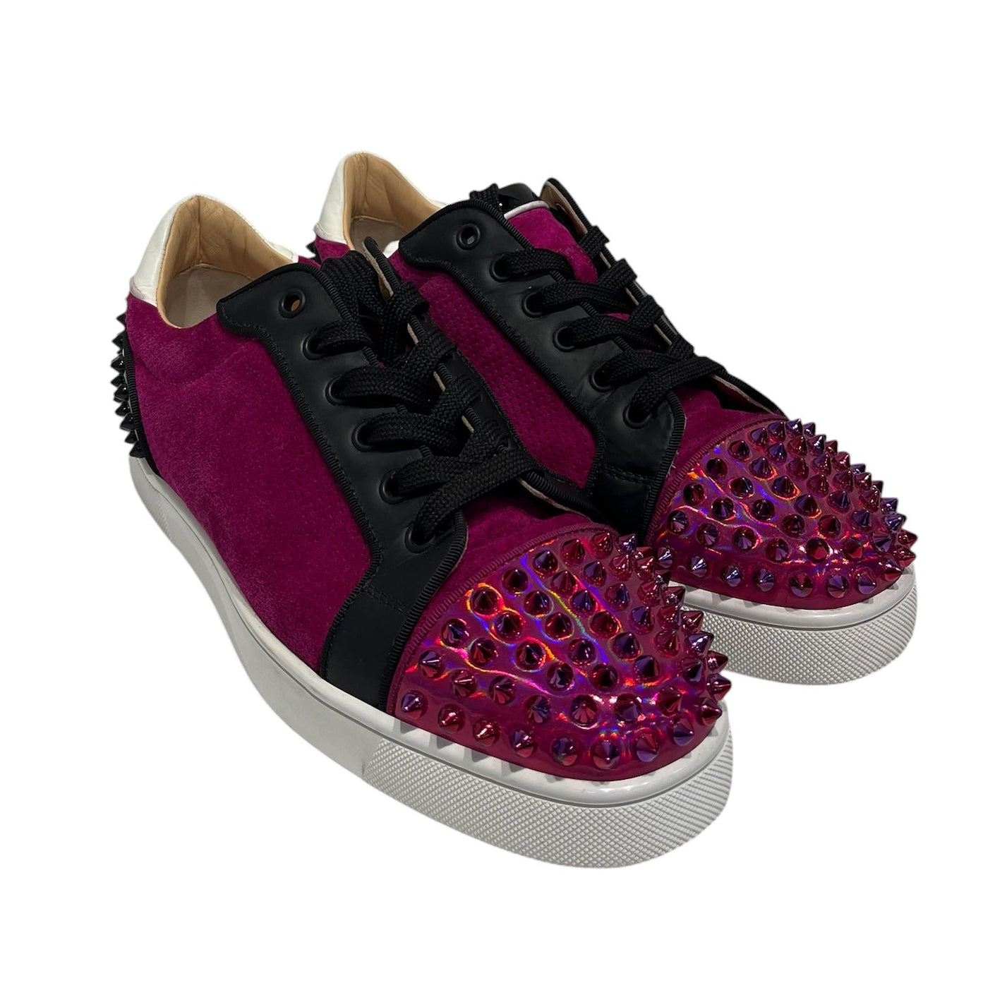 Christian Louboutin/Low-Sneakers/EU 41/Leather/PPL/ view 1