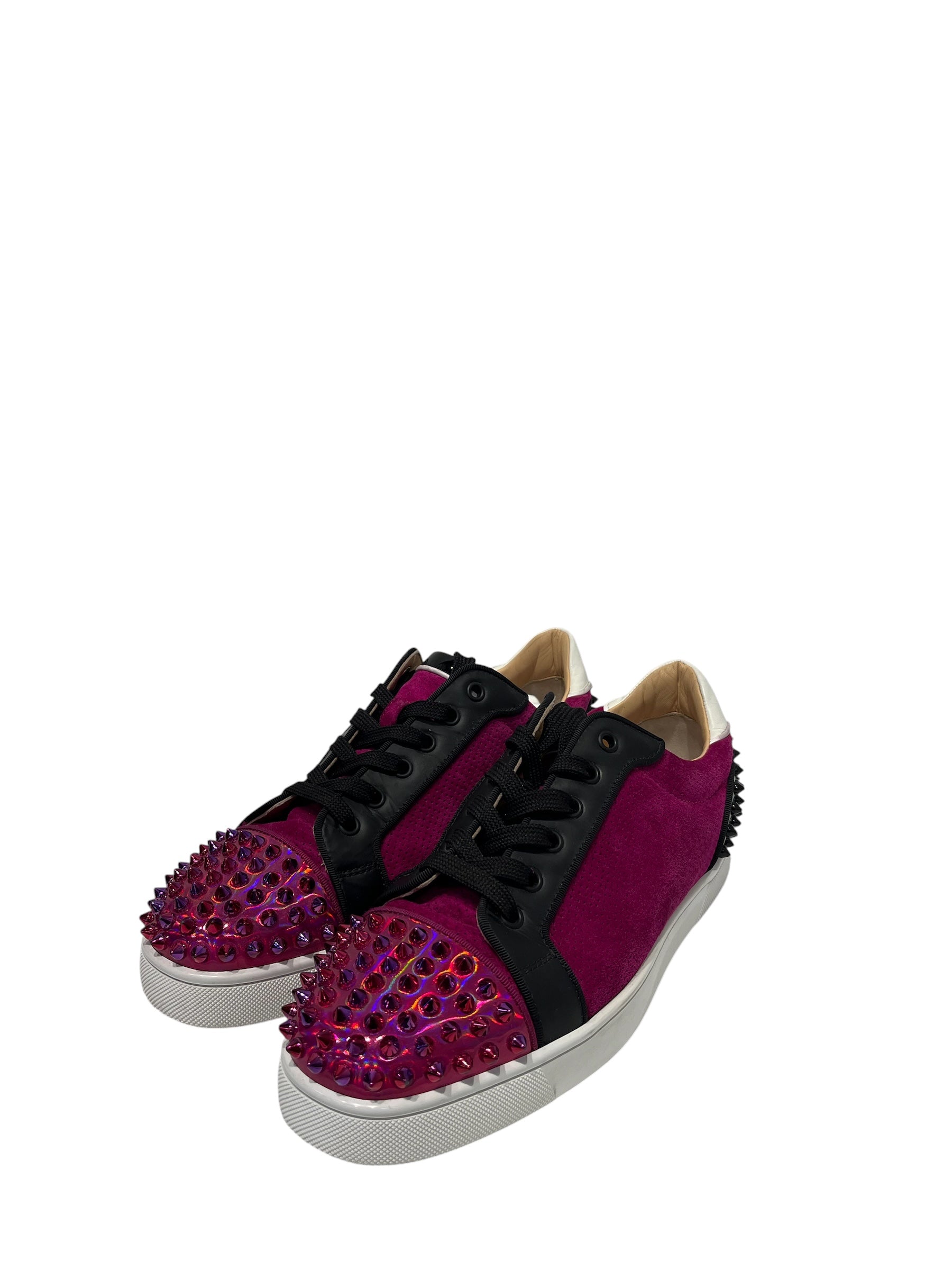 Christian Louboutin/Low-Sneakers/EU 41/Leather/PPL/ view 1