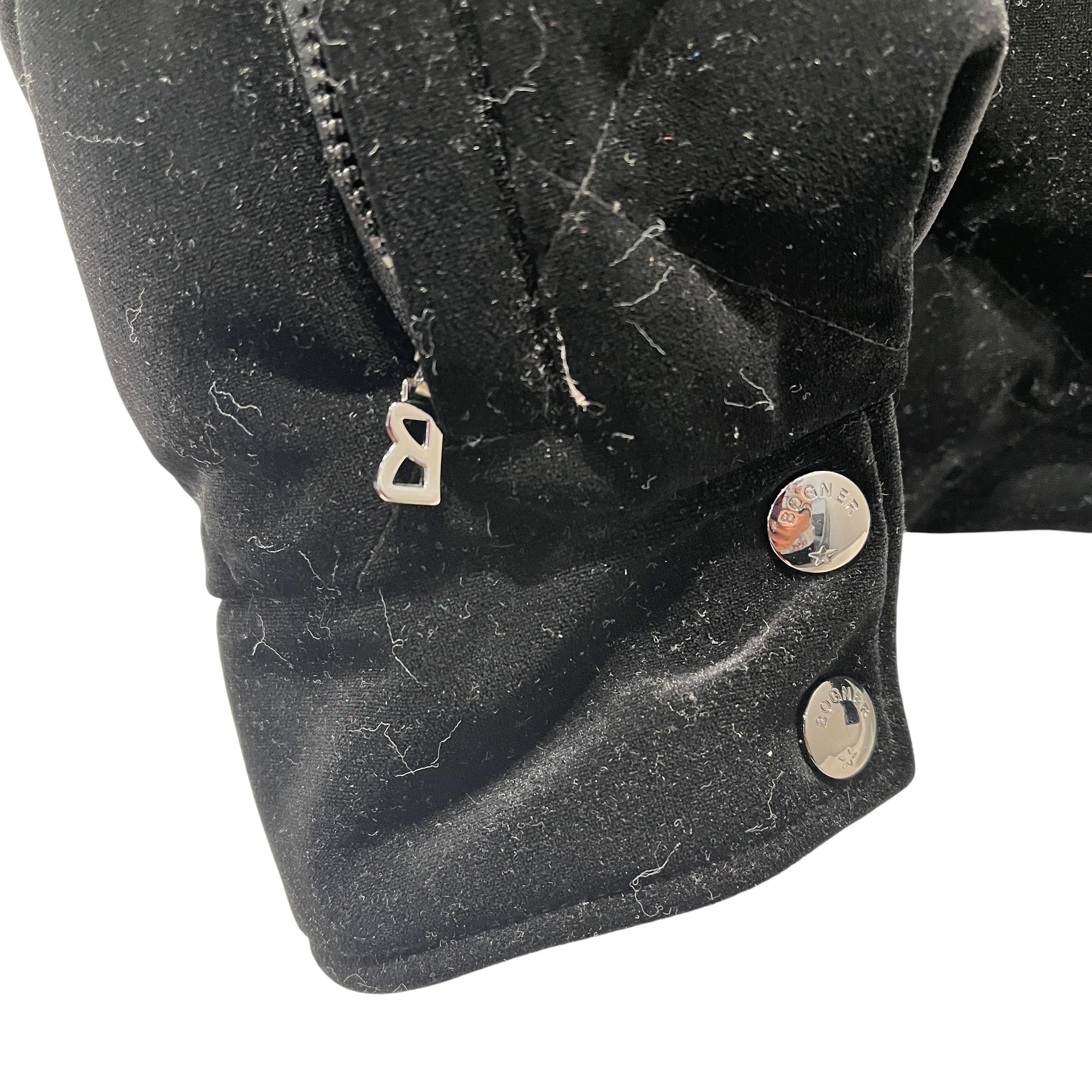 Bogner/Puffer Jkt/L/Nylon/BLK/velvet quilted detachable hood view 8