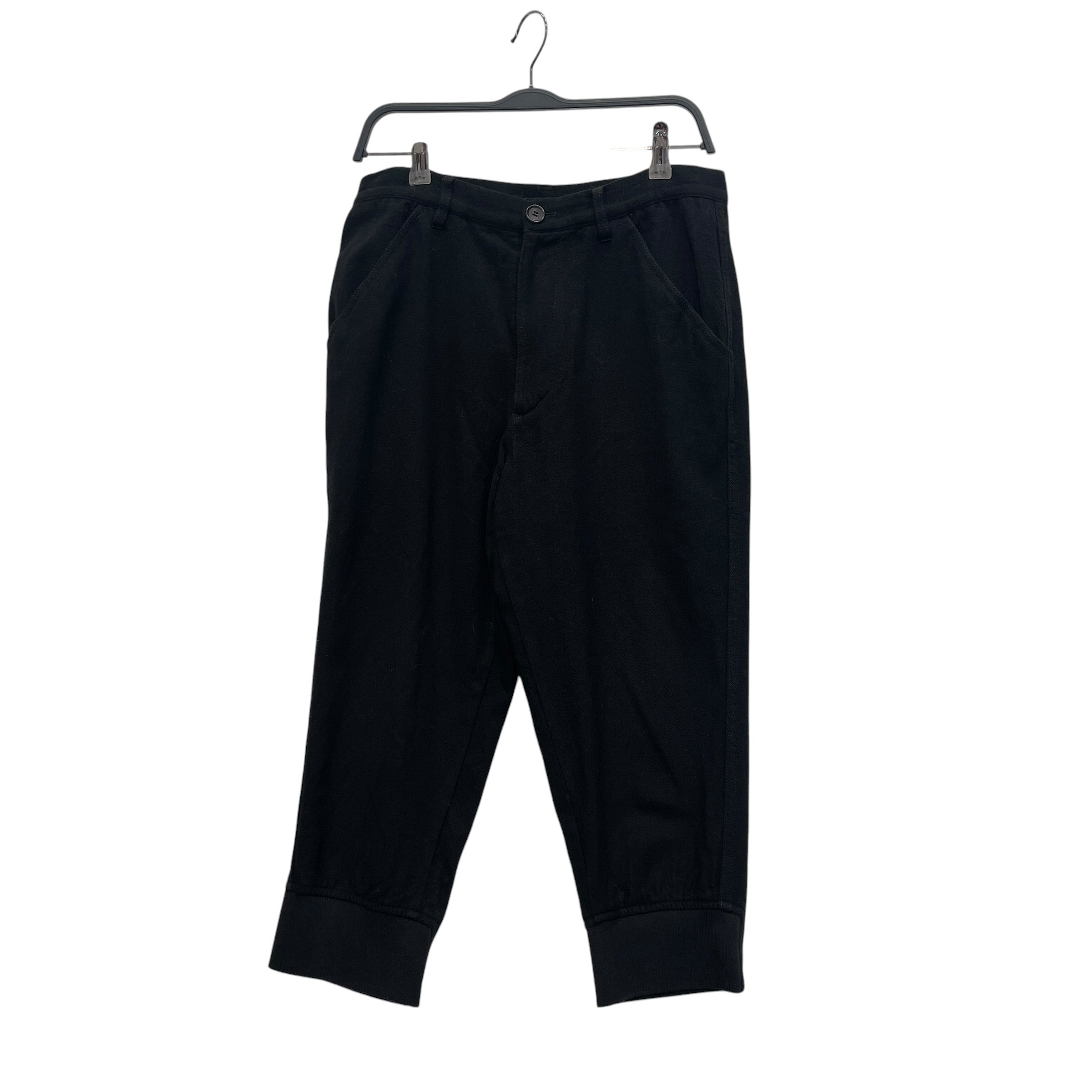 COMME des GARCONS SHIRT/Cropped Pants/S/Wool/BLK/WOOL CROPPED JOGGER view 1