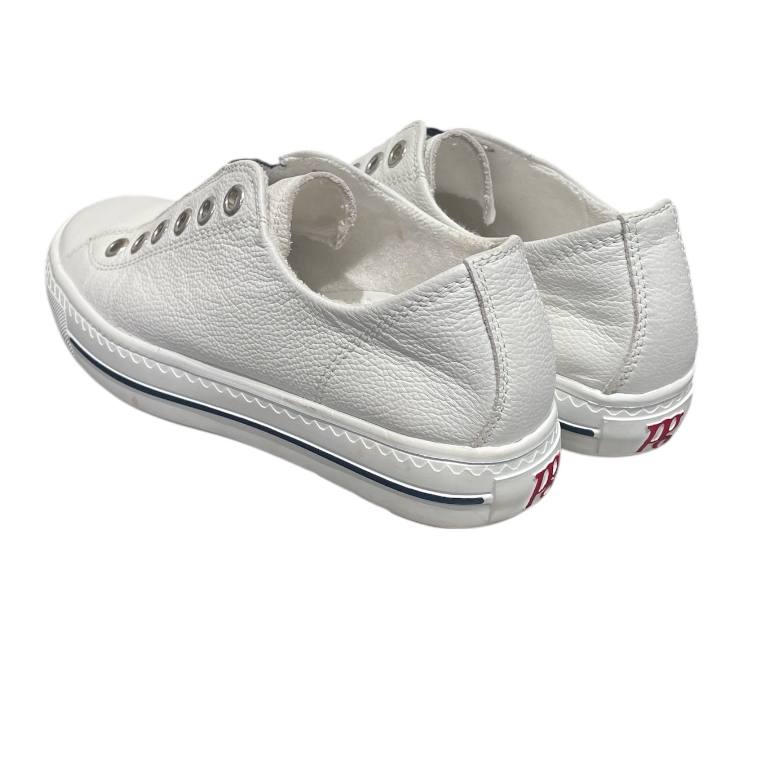 paul green/Low-Sneakers/US 7/Leather/WHT/Slip-on/ view 2