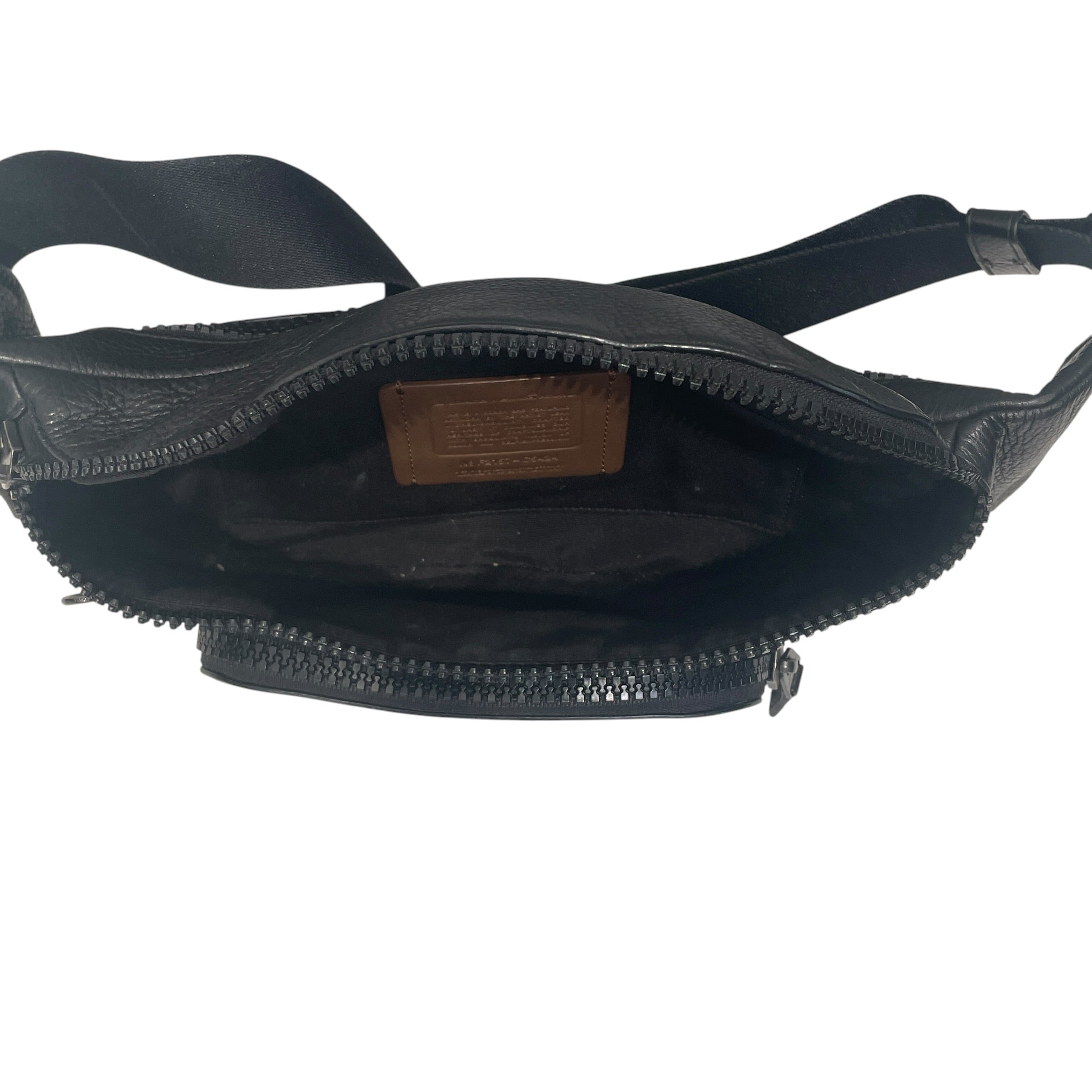 JEAN-MICHL BASQUIAT/COACH/Fanny Pack/All Over Print/Leather/BLK/BASQUIAT EMBROIDERY view 4